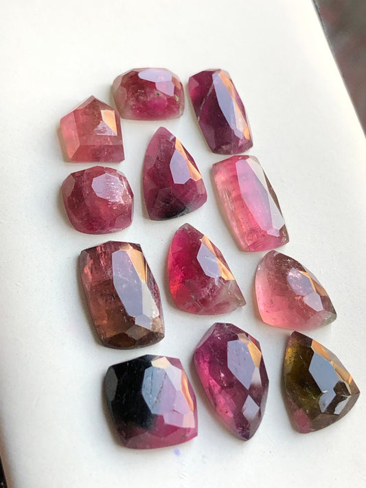 45.20 carats very beautiful natural top quality tourmaline rosecuts available for sale