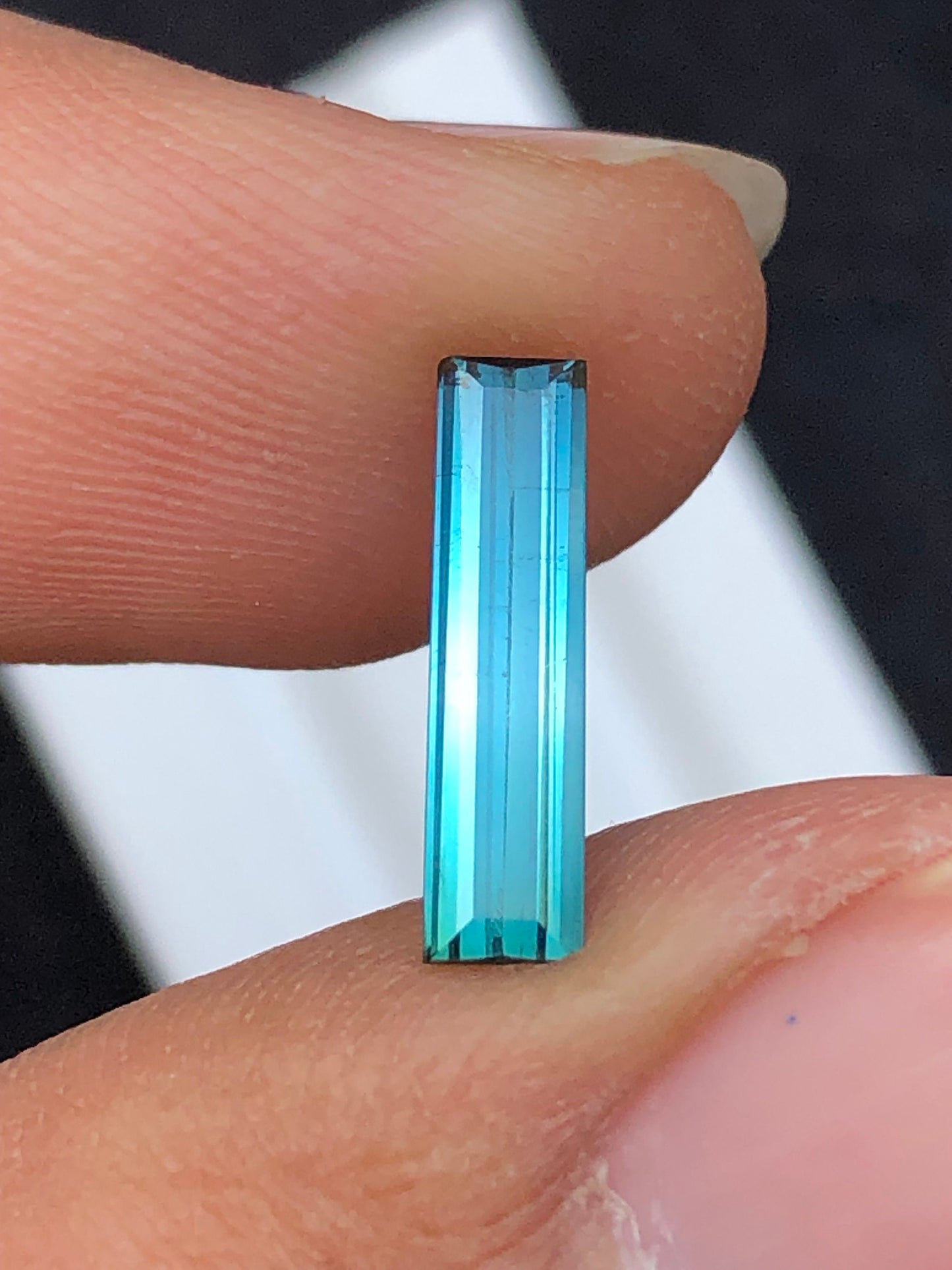 Natural faceted tourmaline 1.10 carat from Afghanistan