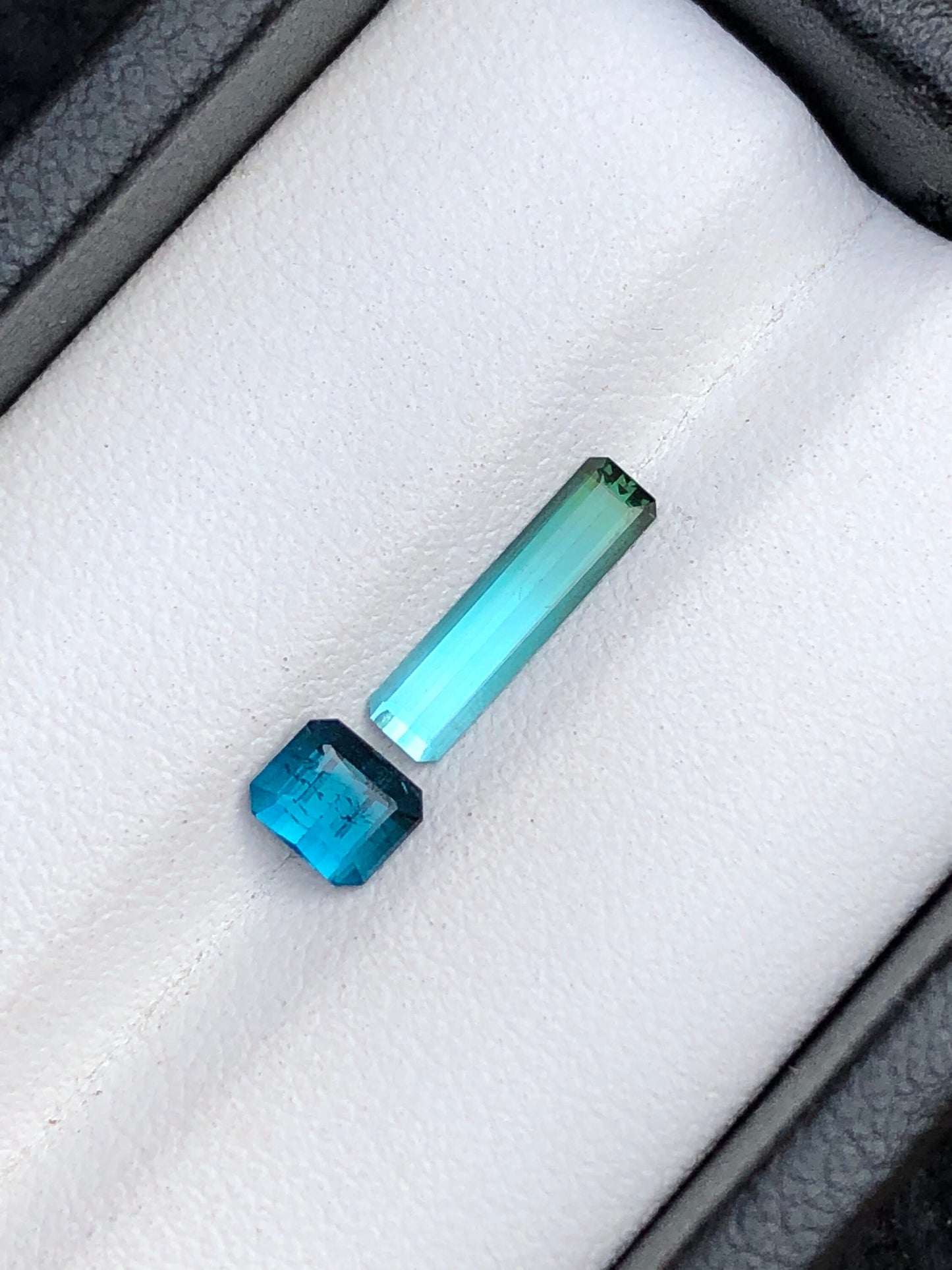 Natural faceted tourmaline 1.25 carats from Afghanistan