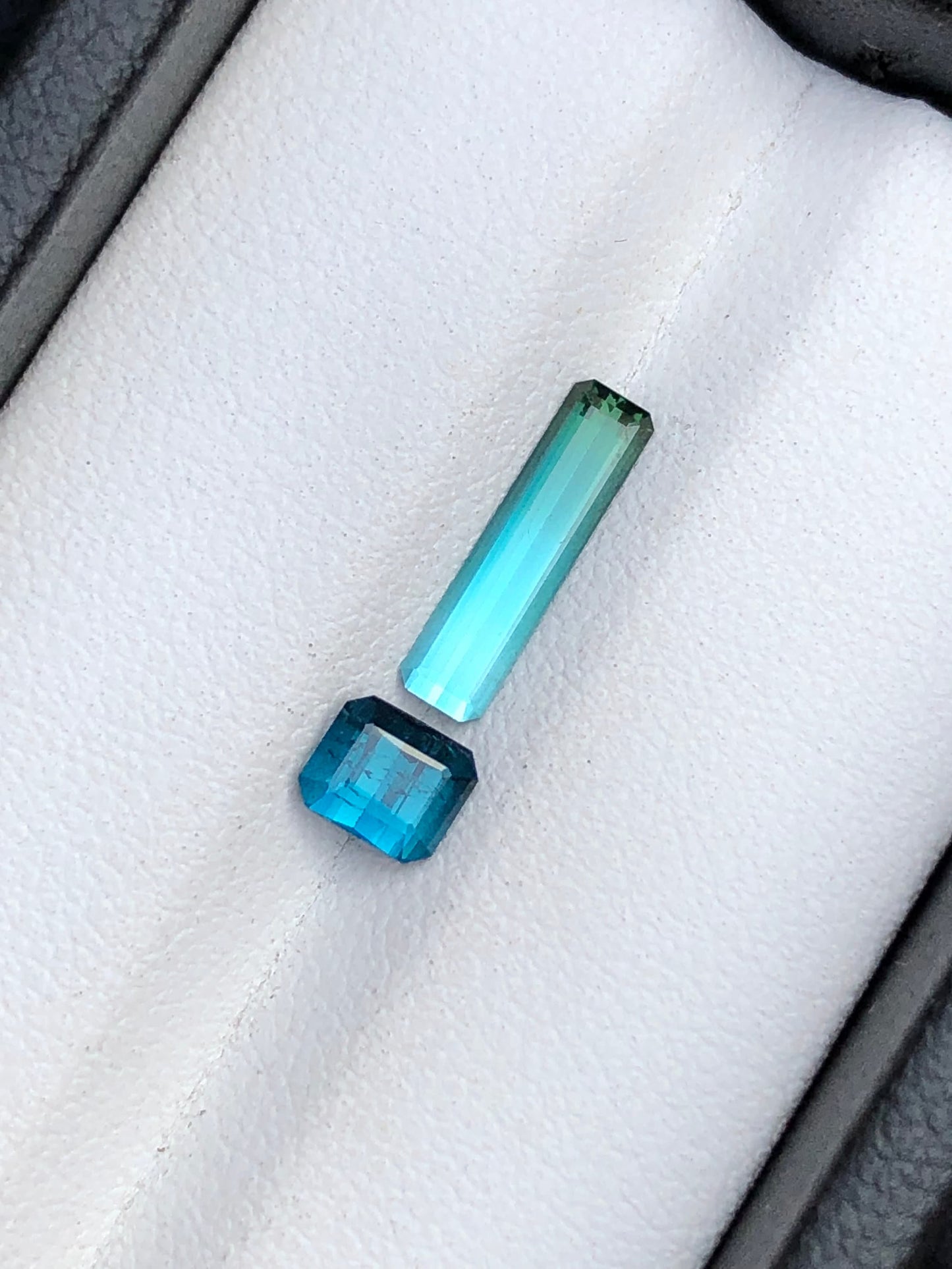 Natural faceted tourmaline 1.25 carats from Afghanistan