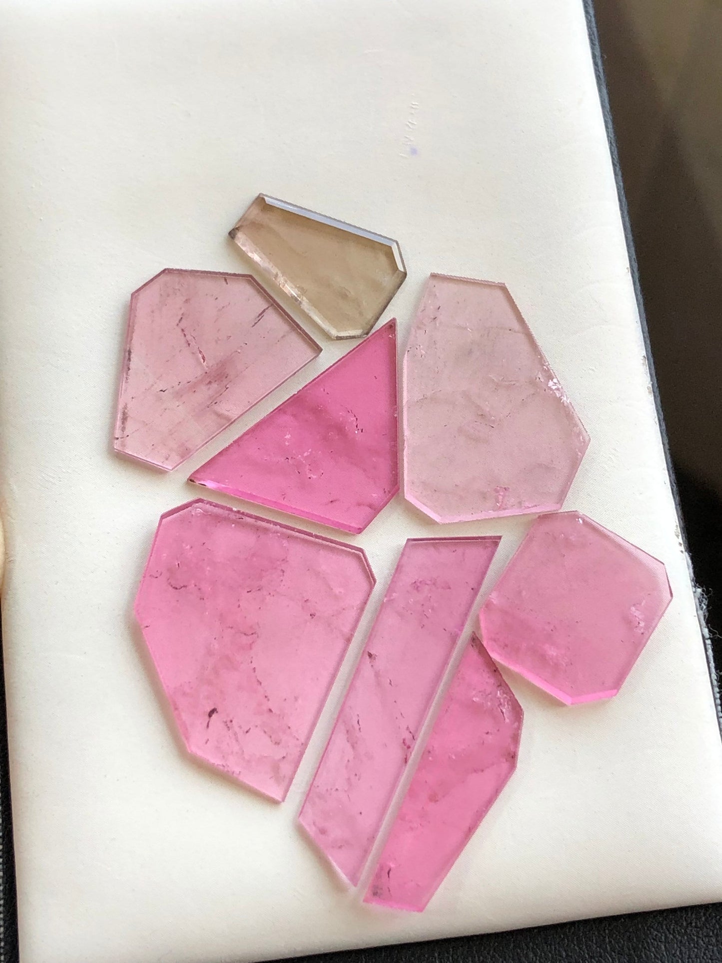 Natural tourmaline slices available 31.80 carats from Afghanistan