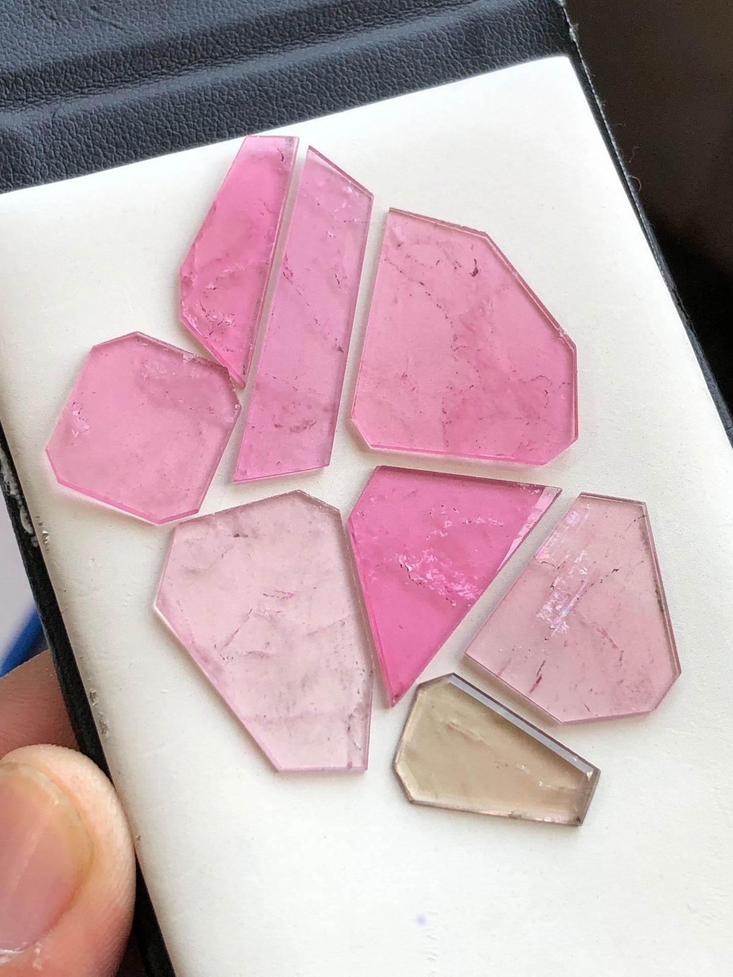 Natural tourmaline slices available 31.80 carats from Afghanistan