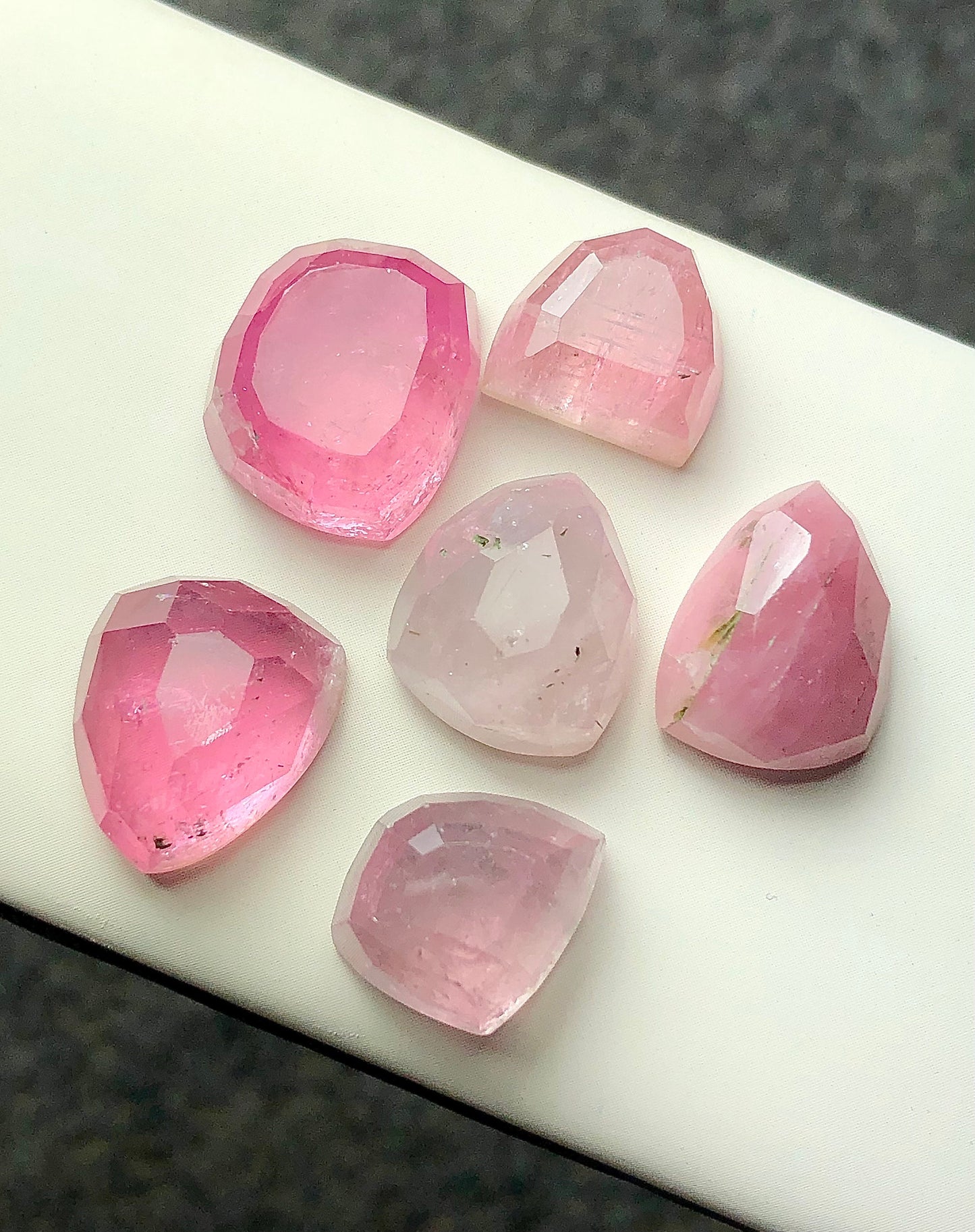 74 carats very beautiful natural tourmaline rosecuts available for sale