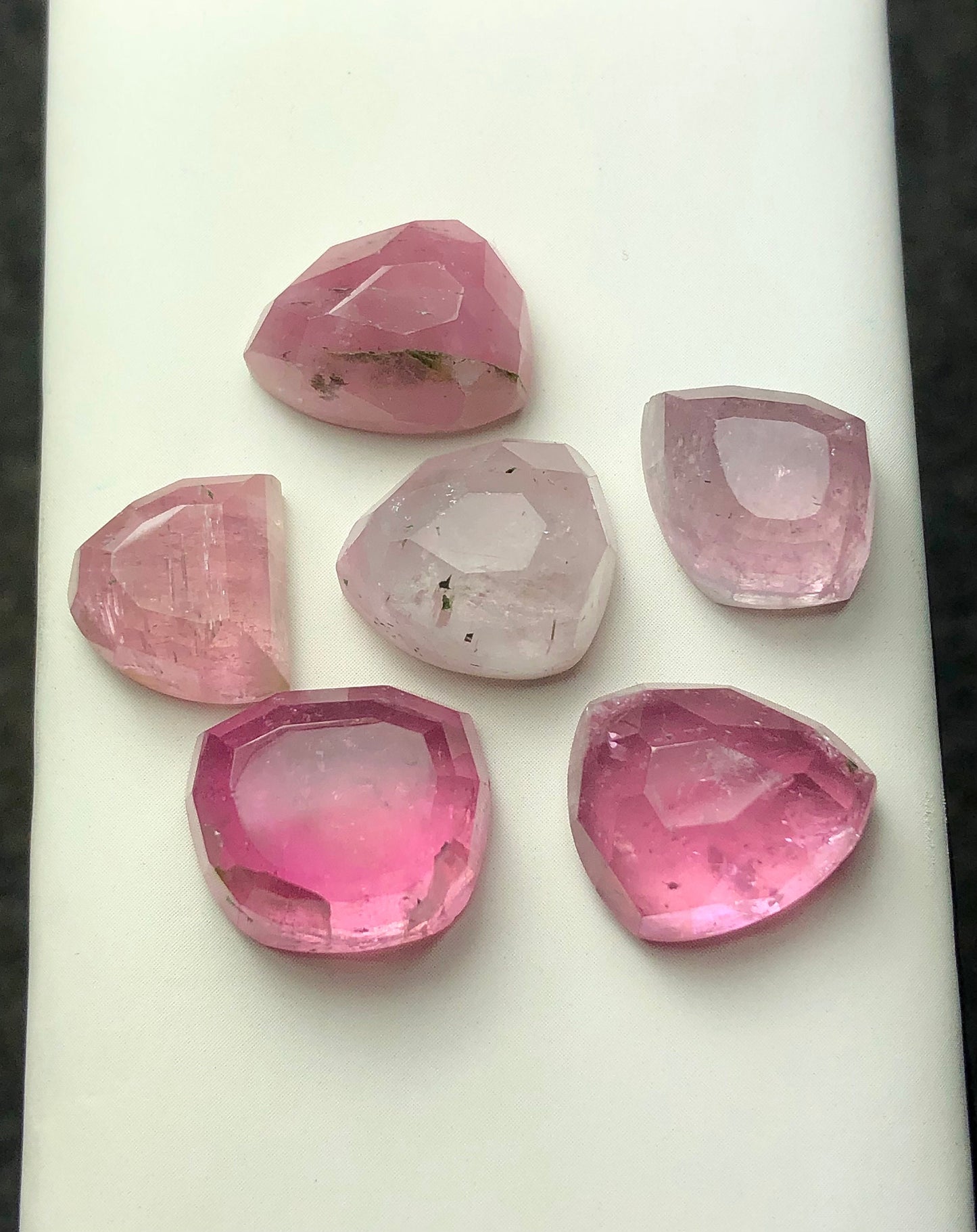 74 carats very beautiful natural tourmaline rosecuts available for sale