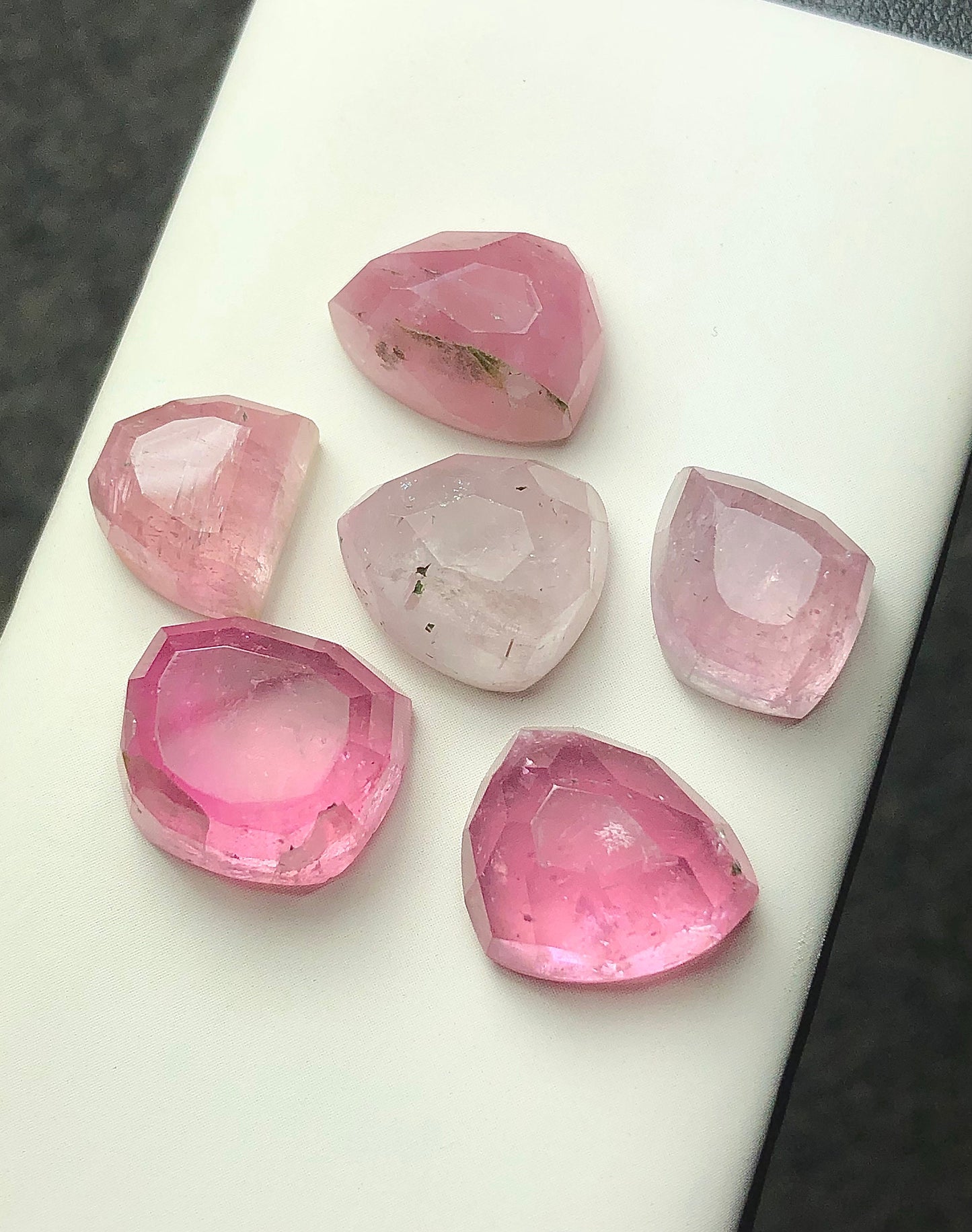 74 carats very beautiful natural tourmaline rosecuts available for sale