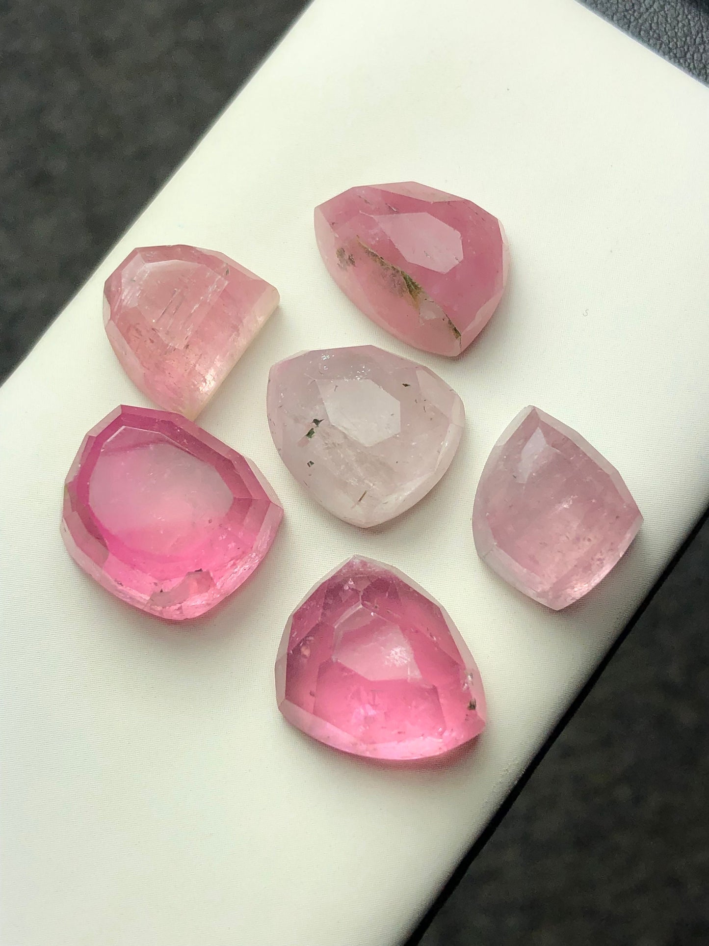 74 carats very beautiful natural tourmaline rosecuts available for sale