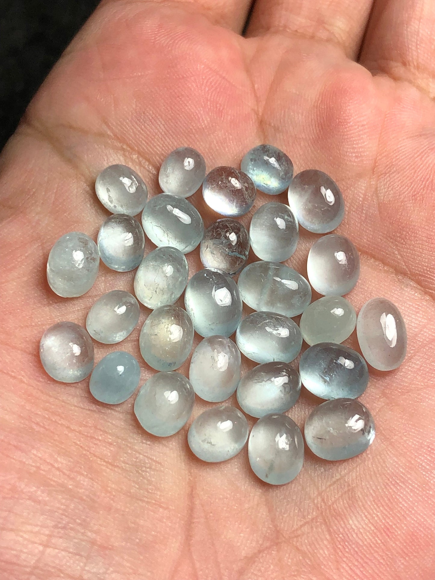 Aquamarine cabochons 53 carats natural