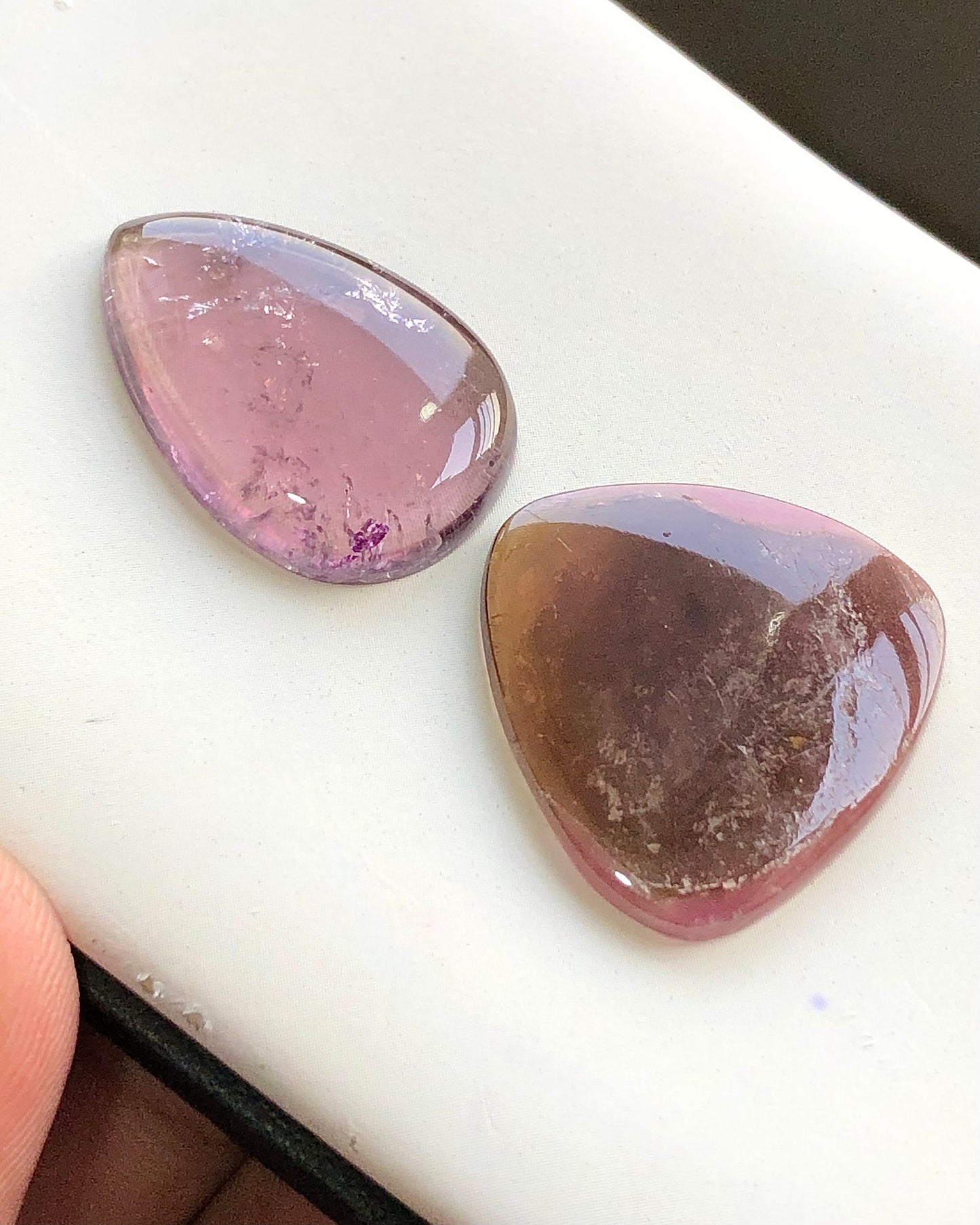 Natural tourmaline cabochons available 34.60 carats from Afghanistan