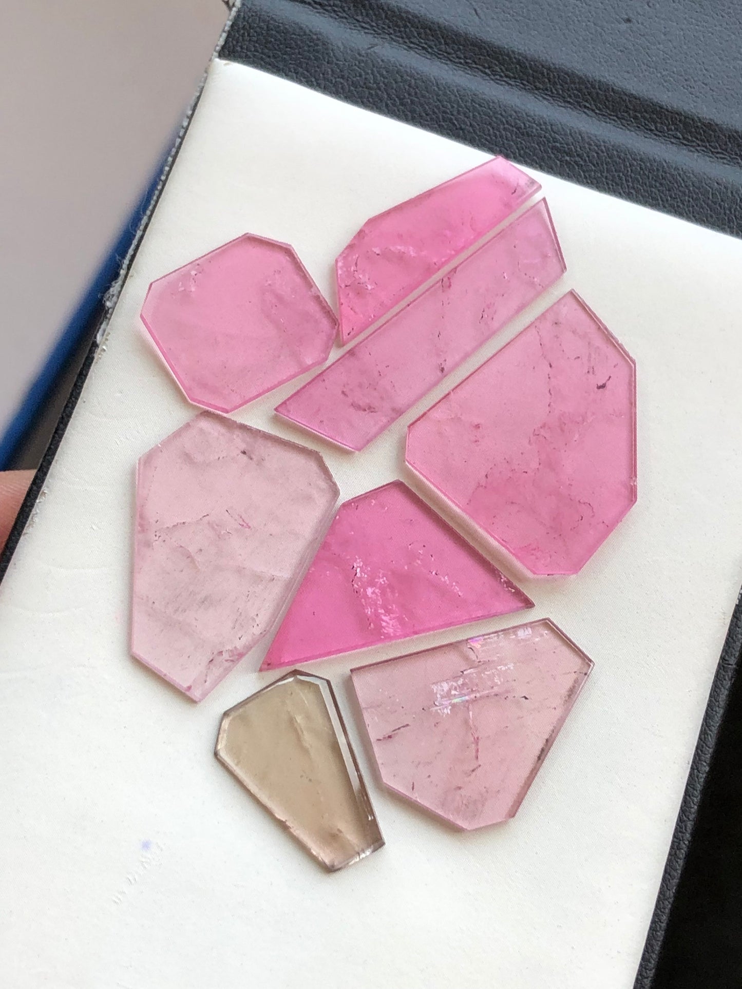 Natural tourmaline slices available 31.80 carats from Afghanistan