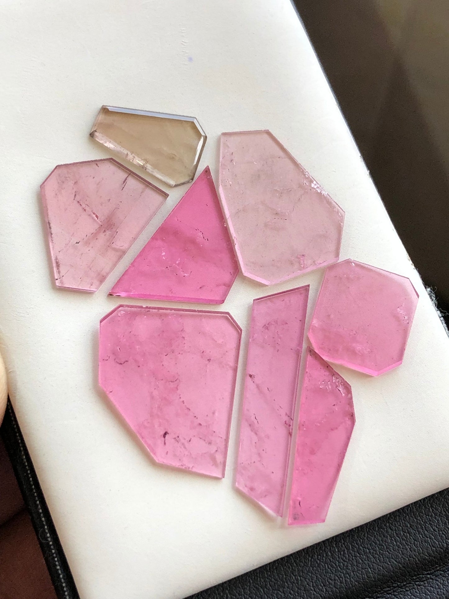 Natural tourmaline slices available 31.80 carats from Afghanistan