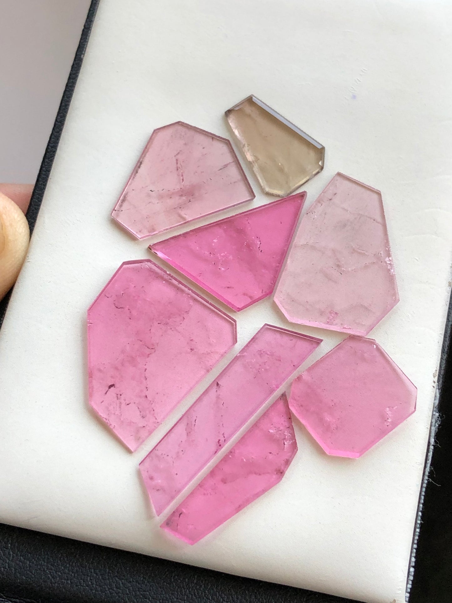 Natural tourmaline slices available 31.80 carats from Afghanistan