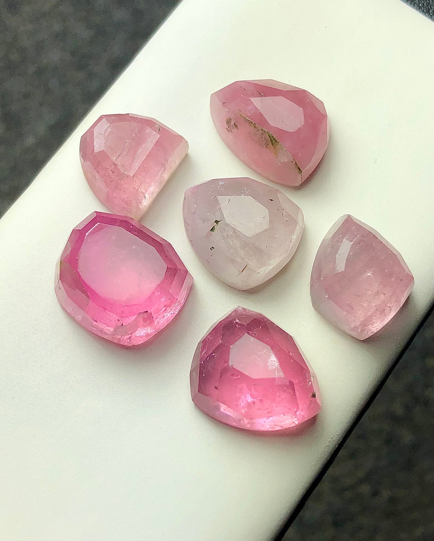 74 carats very beautiful natural tourmaline rosecuts available for sale