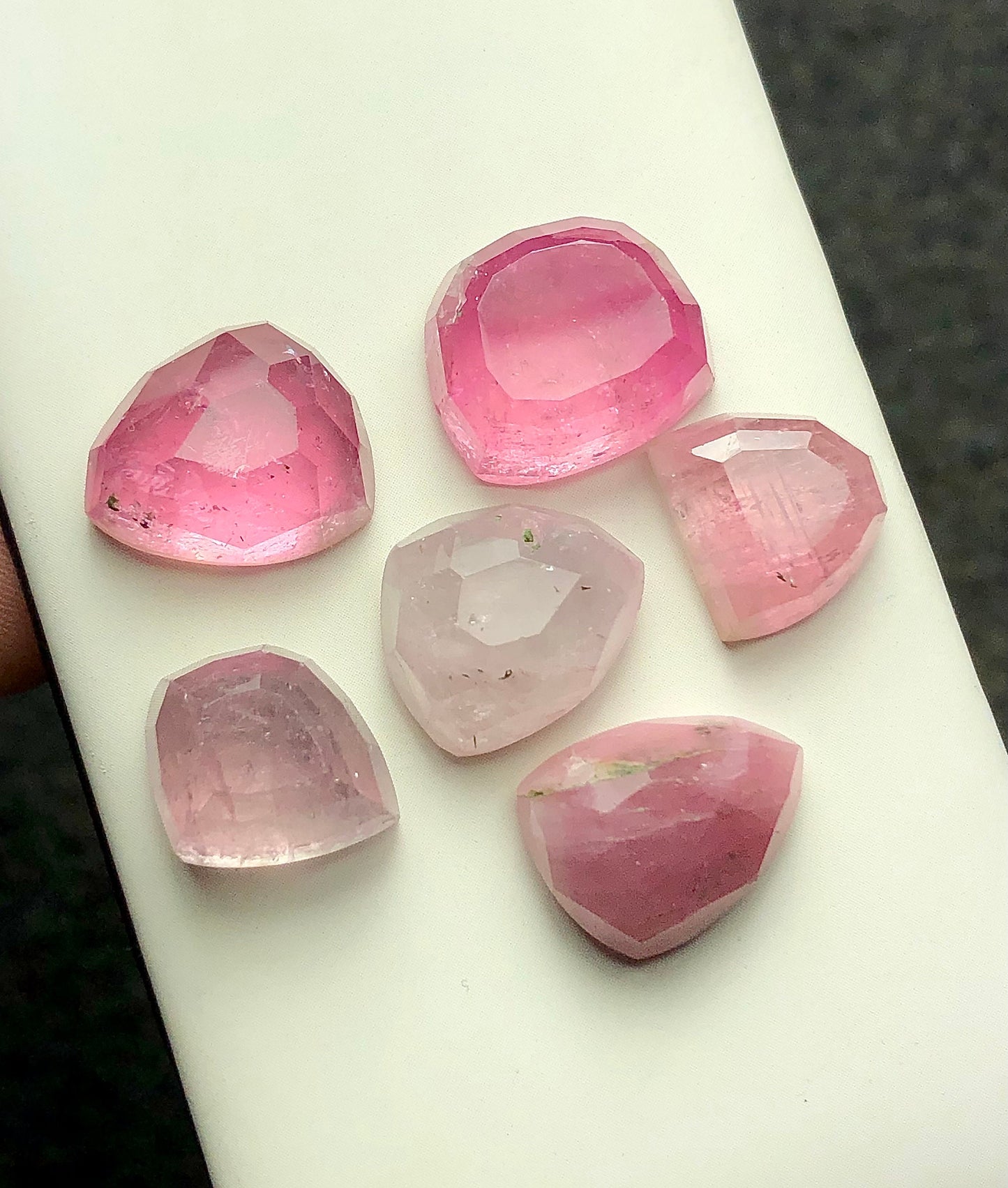 74 carats very beautiful natural tourmaline rosecuts available for sale