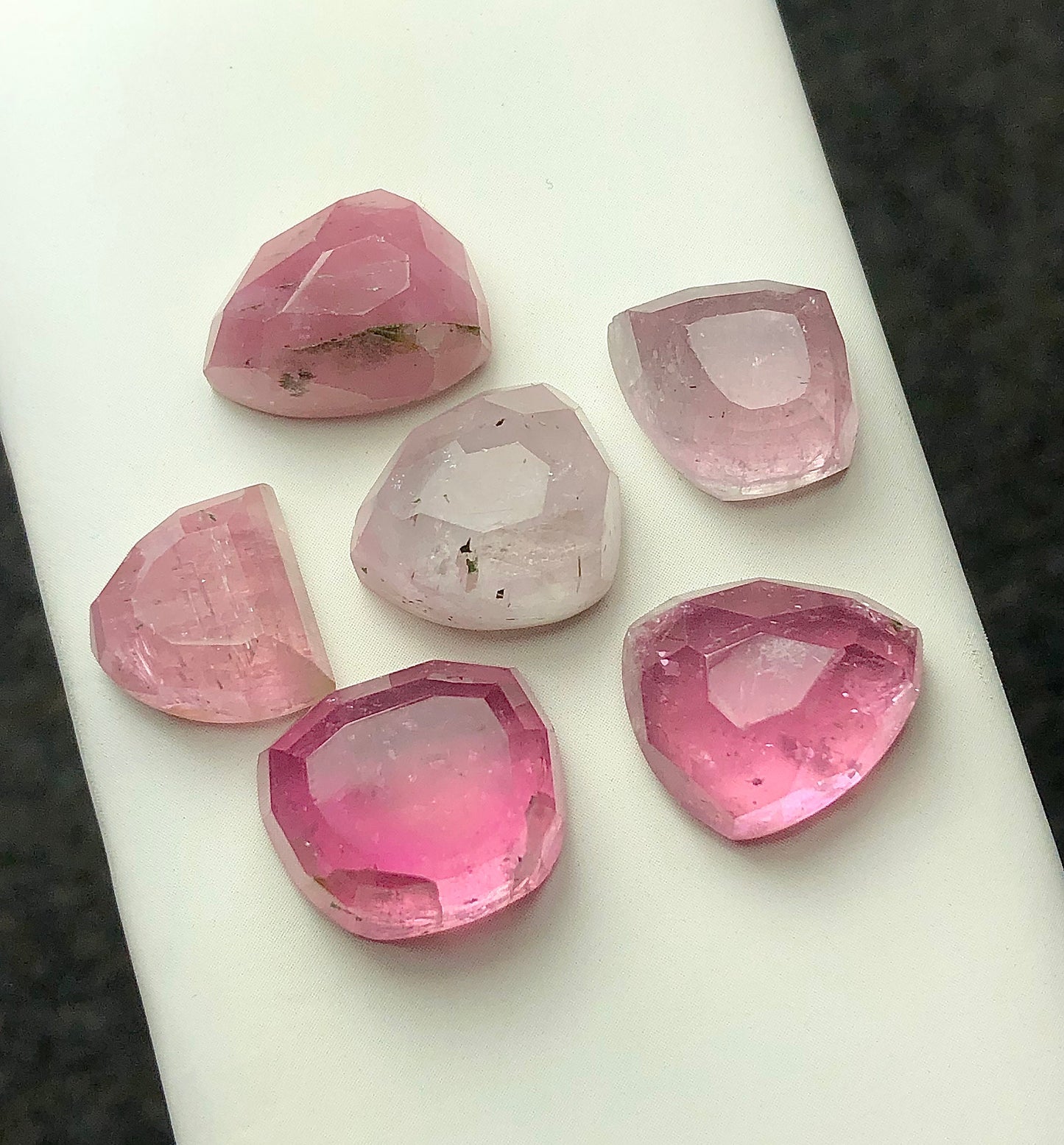 74 carats very beautiful natural tourmaline rosecuts available for sale