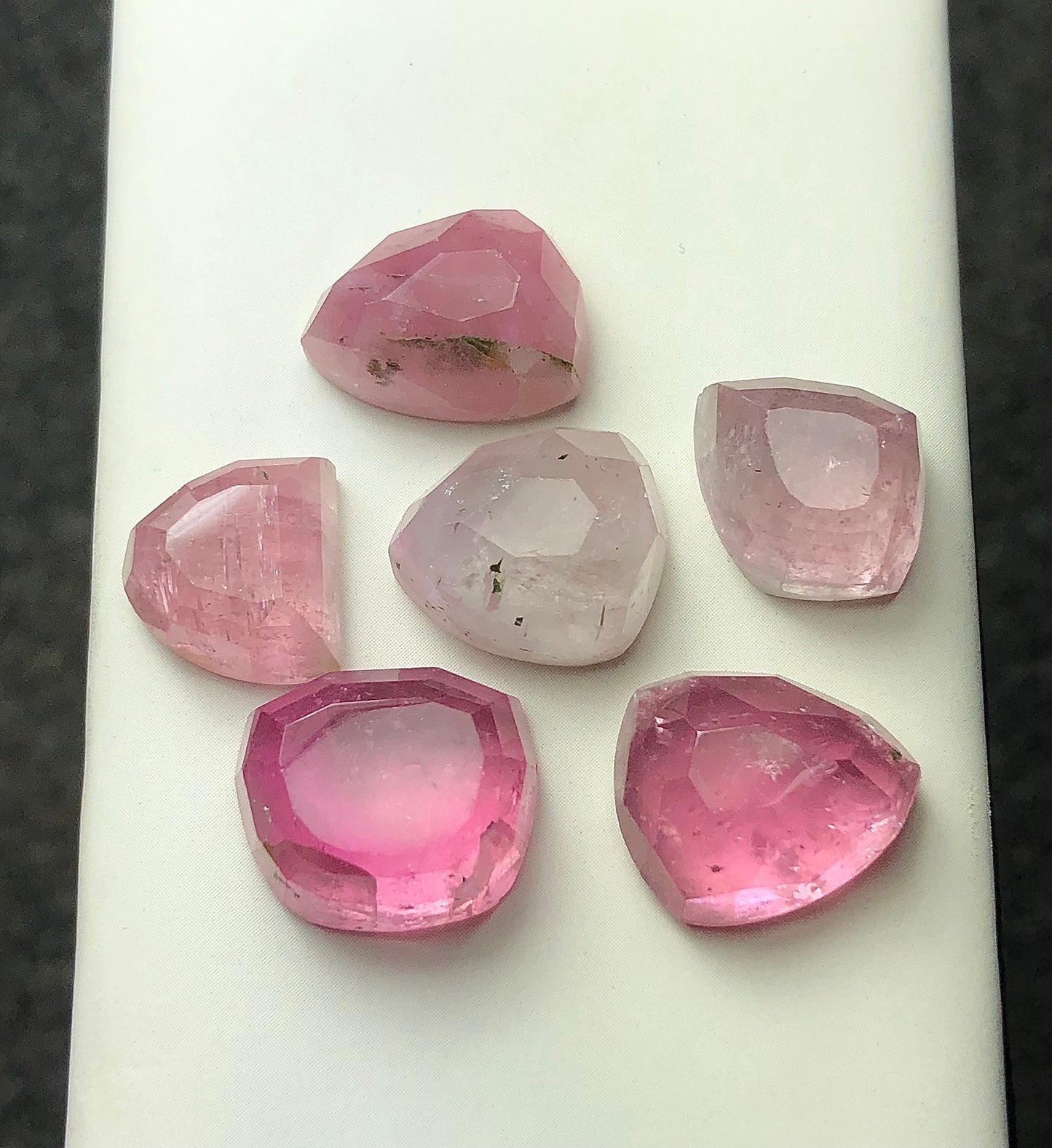 74 carats very beautiful natural tourmaline rosecuts available for sale