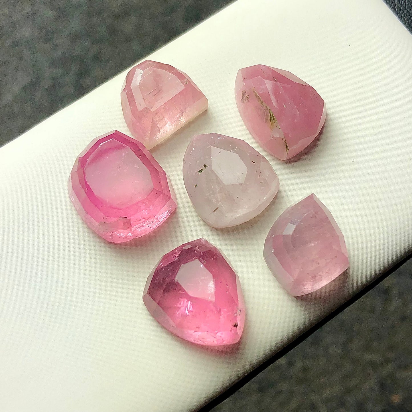 74 carats very beautiful natural tourmaline rosecuts available for sale