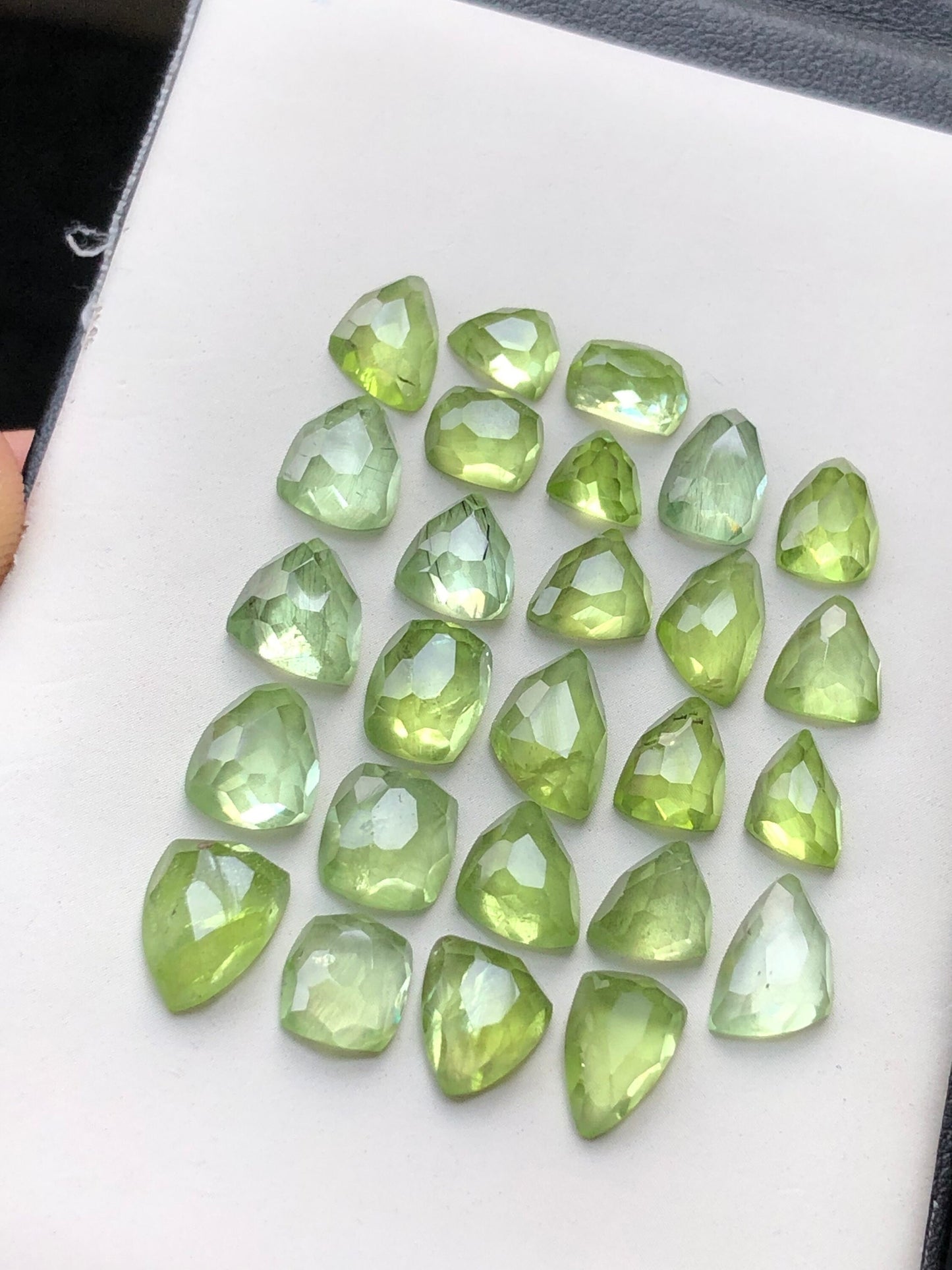 Peridot rose cuts 45 carats natural