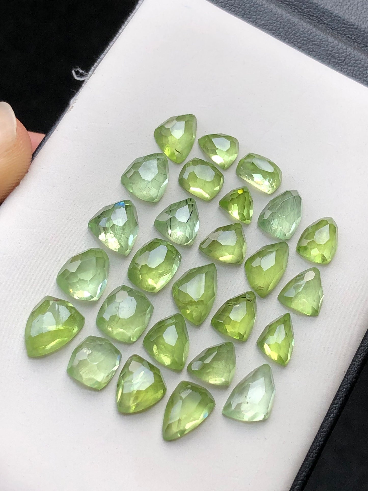 Peridot rose cuts 45 carats natural