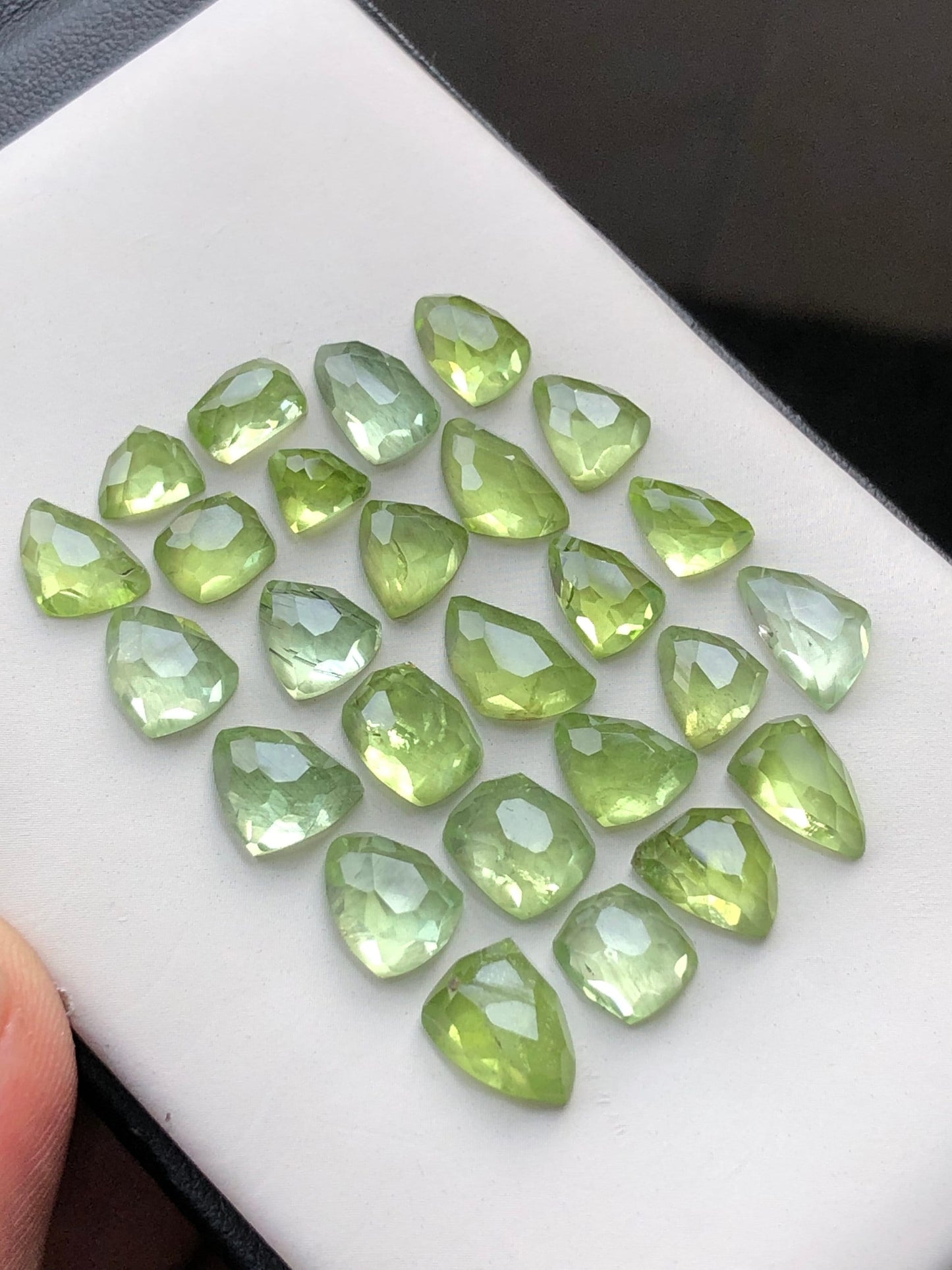 Peridot rose cuts 45 carats natural