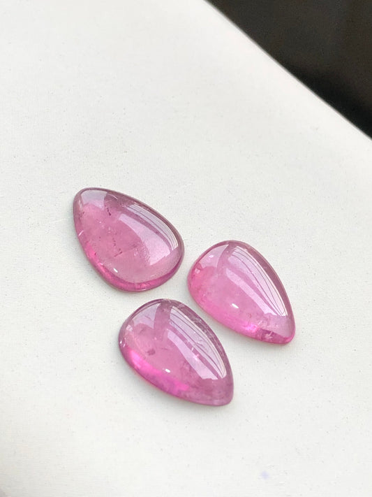 Purple tourmaline pair set 7.70 carats