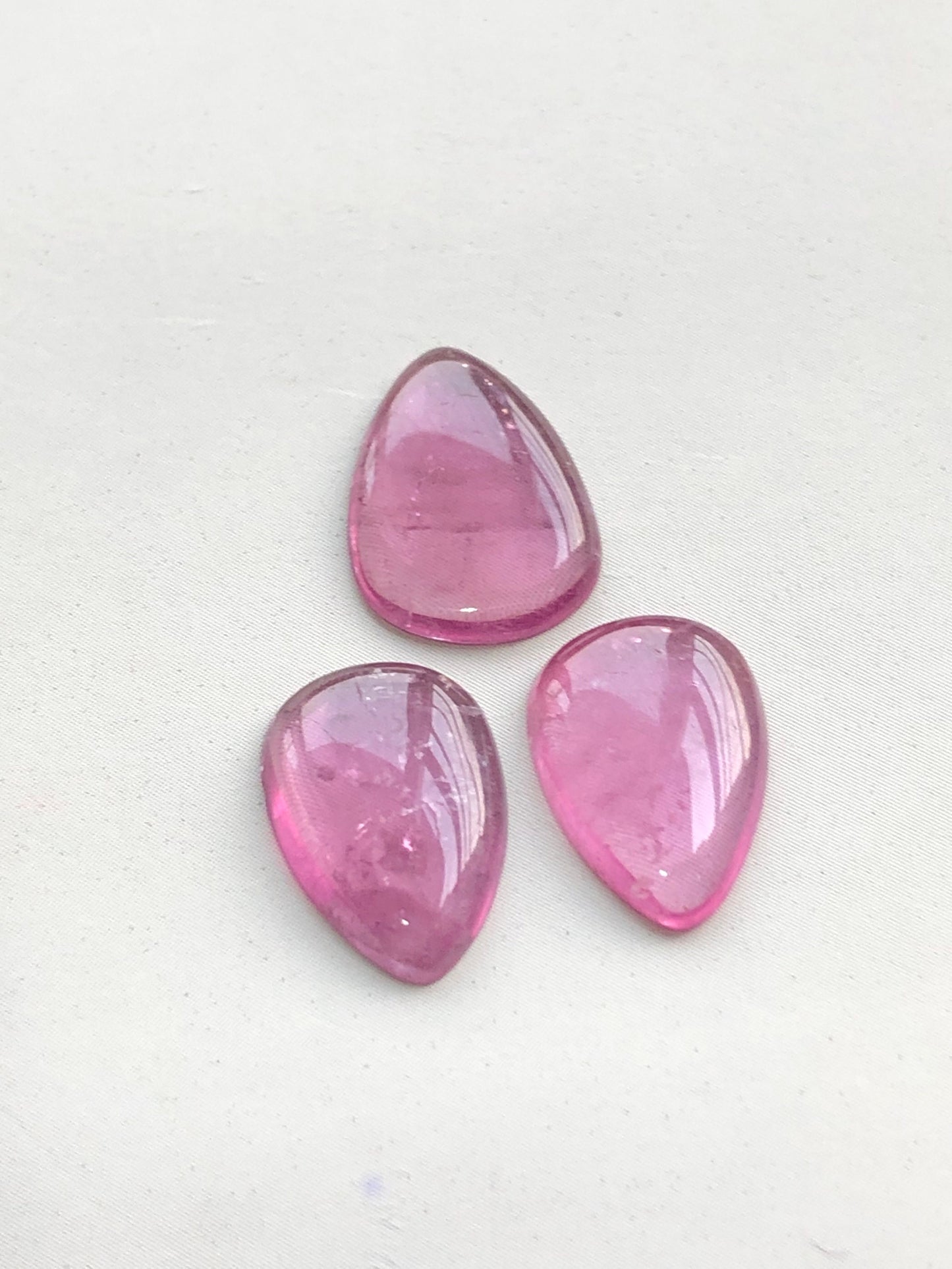 Purple tourmaline pair set 7.70 carats