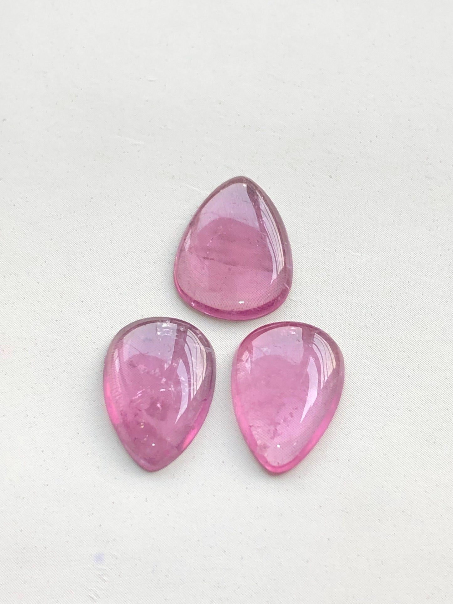 Purple tourmaline pair set 7.70 carats