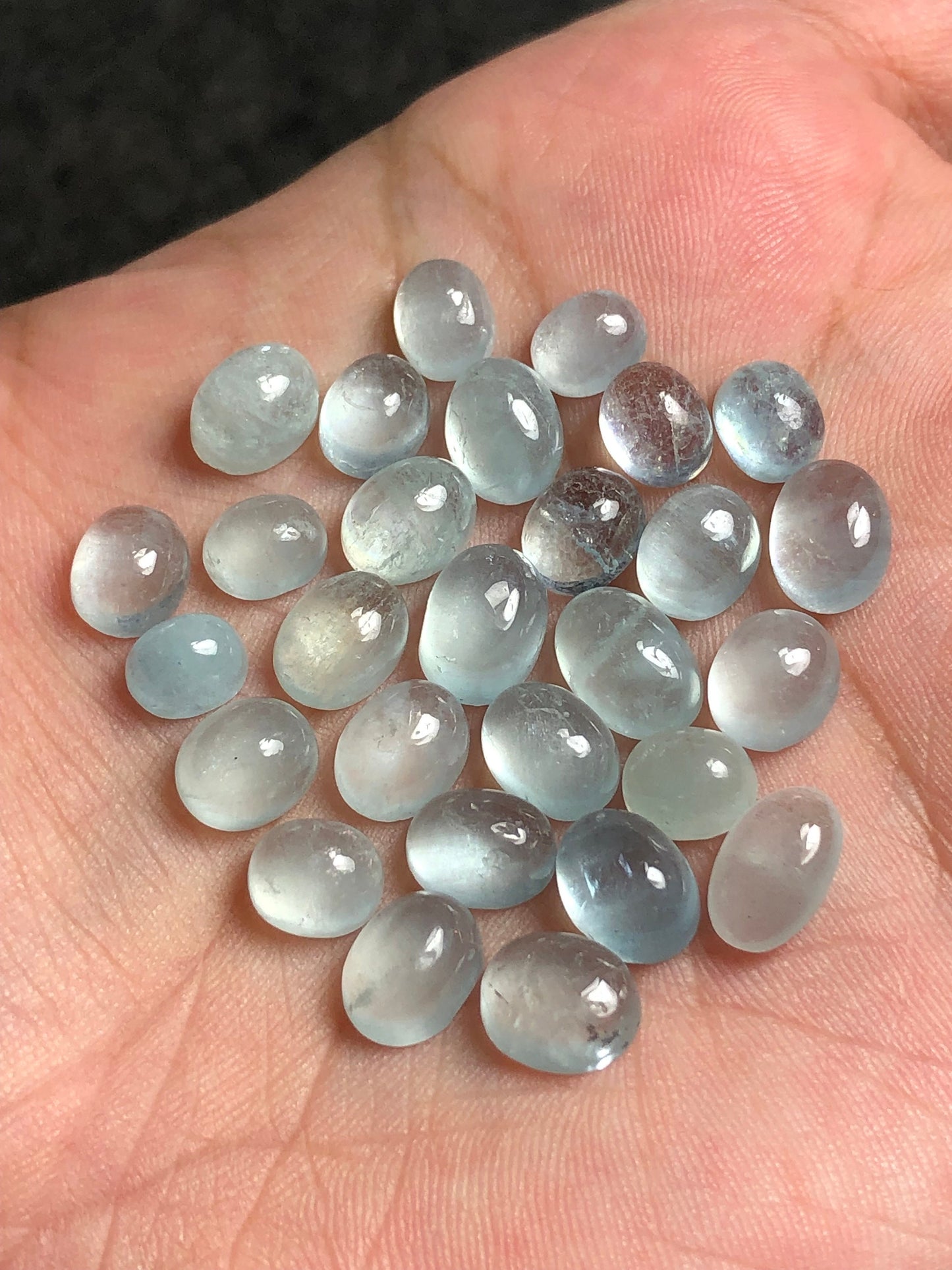 Aquamarine cabochons 53 carats natural