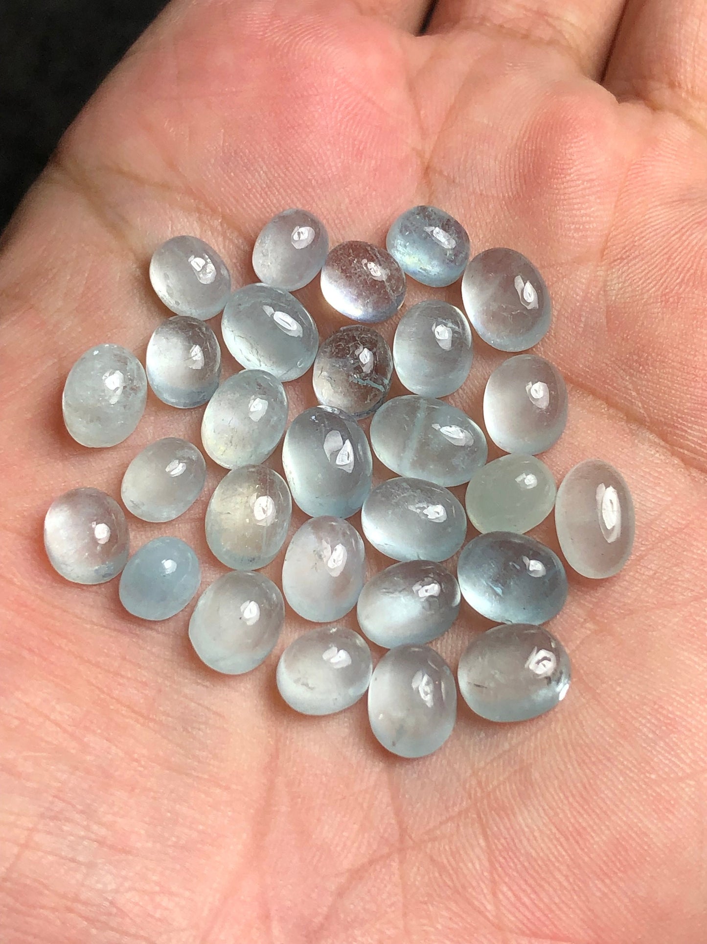 Aquamarine cabochons 53 carats natural