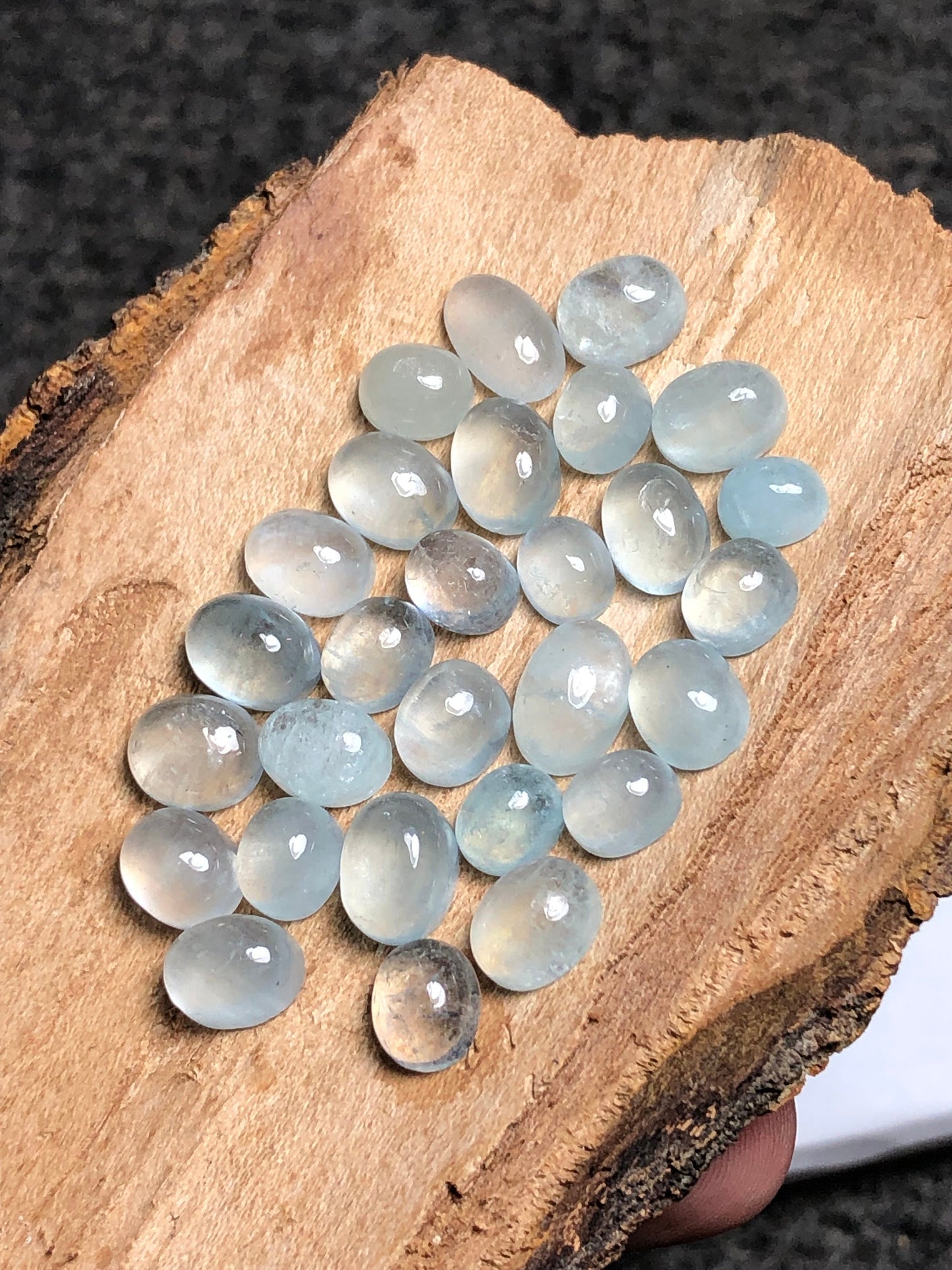 Aquamarine cabochons 53 carats natural