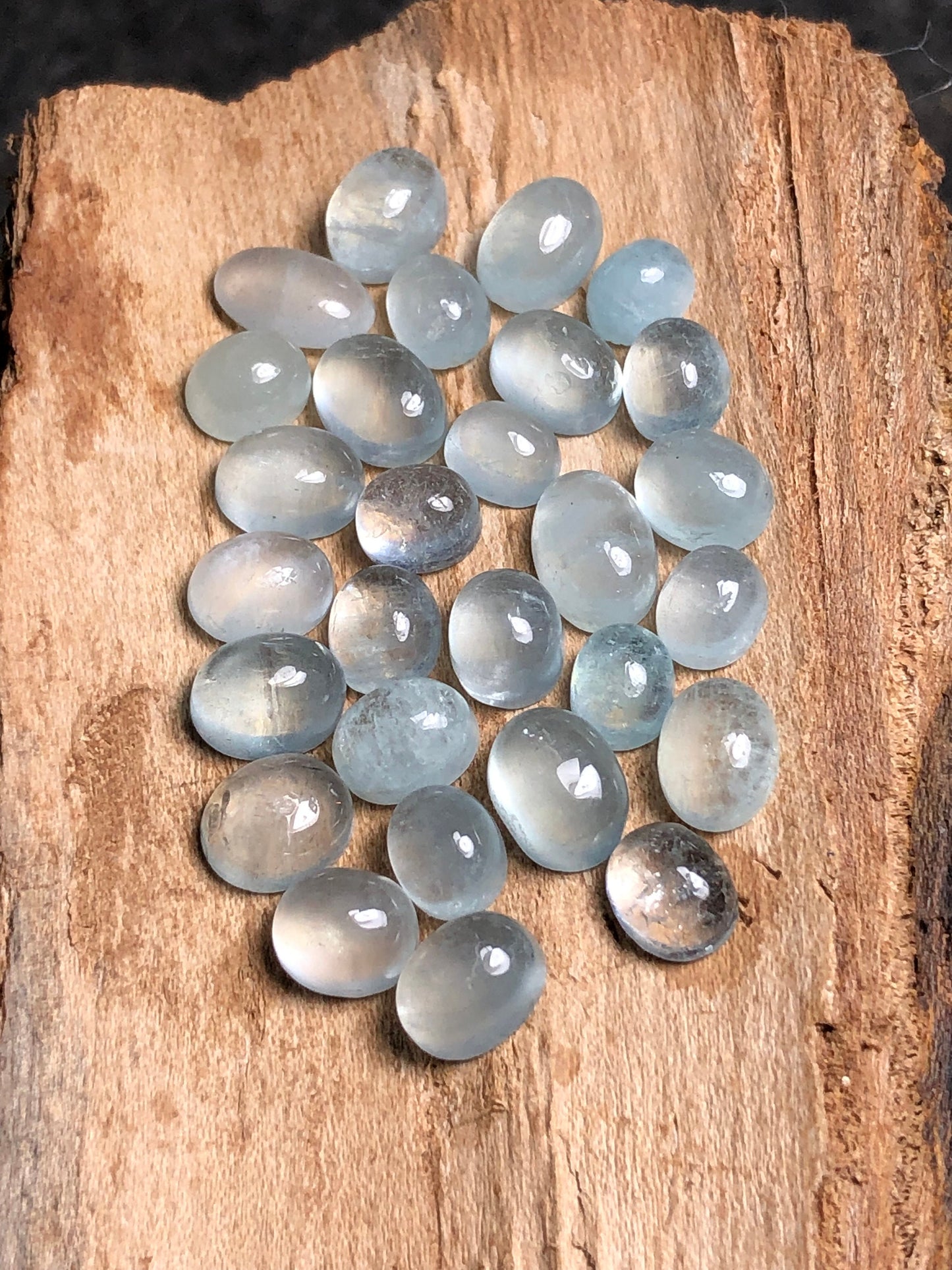 Aquamarine cabochons 53 carats natural