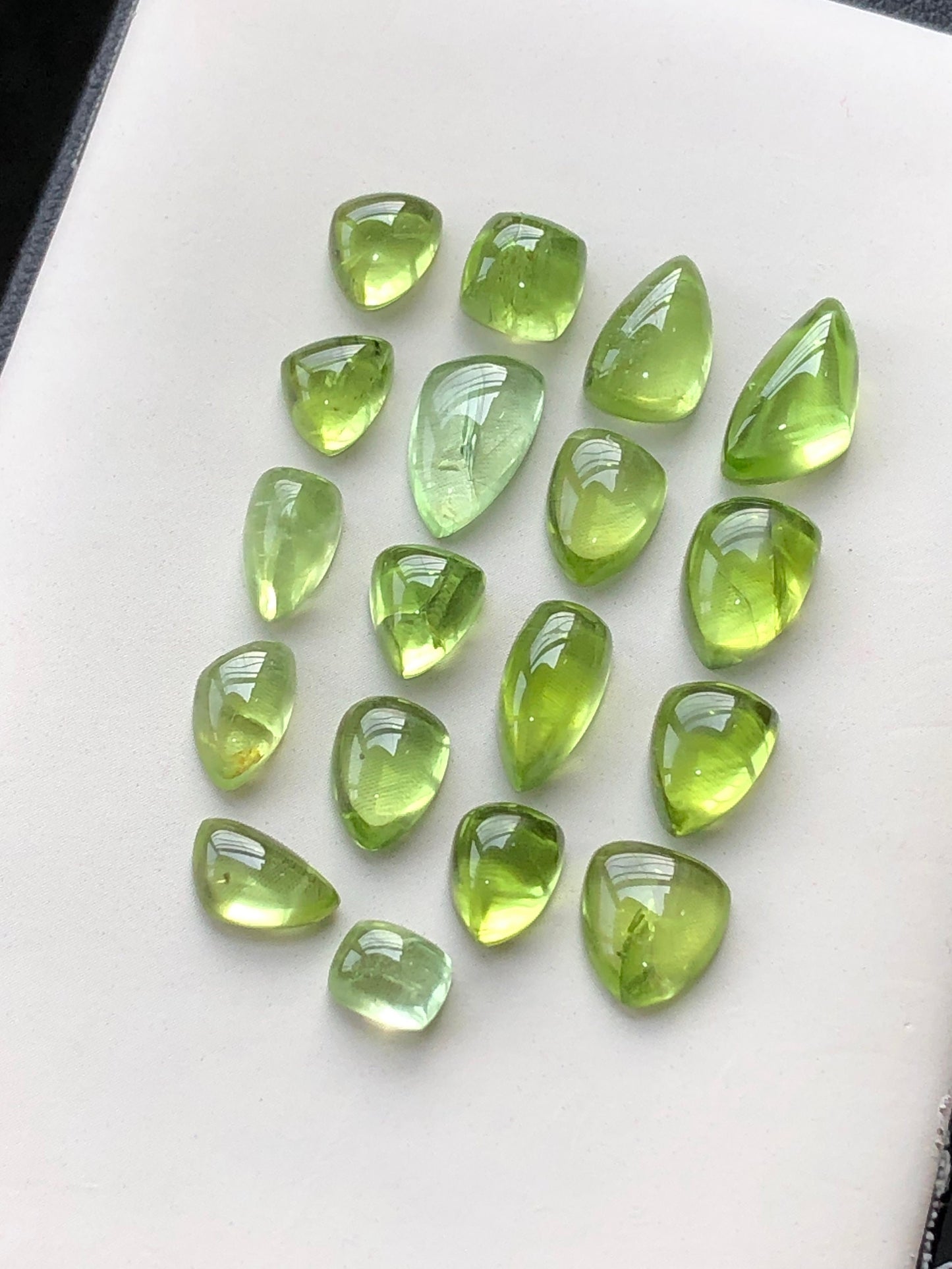 Natural peridot cabochons 36 carats