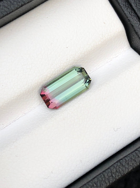 Bi colour tourmaline 2.15 carat