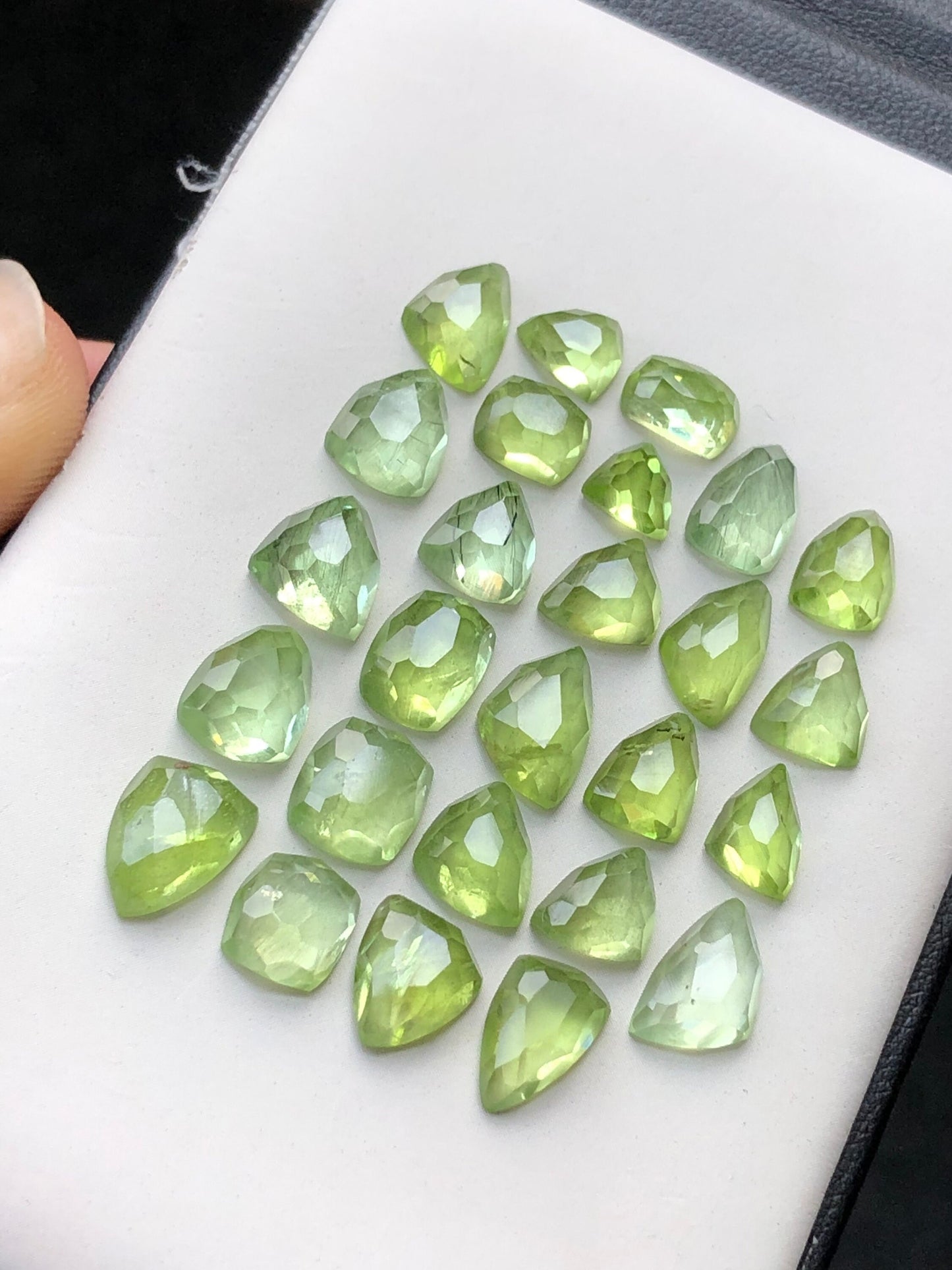 Peridot rose cuts 45 carats natural