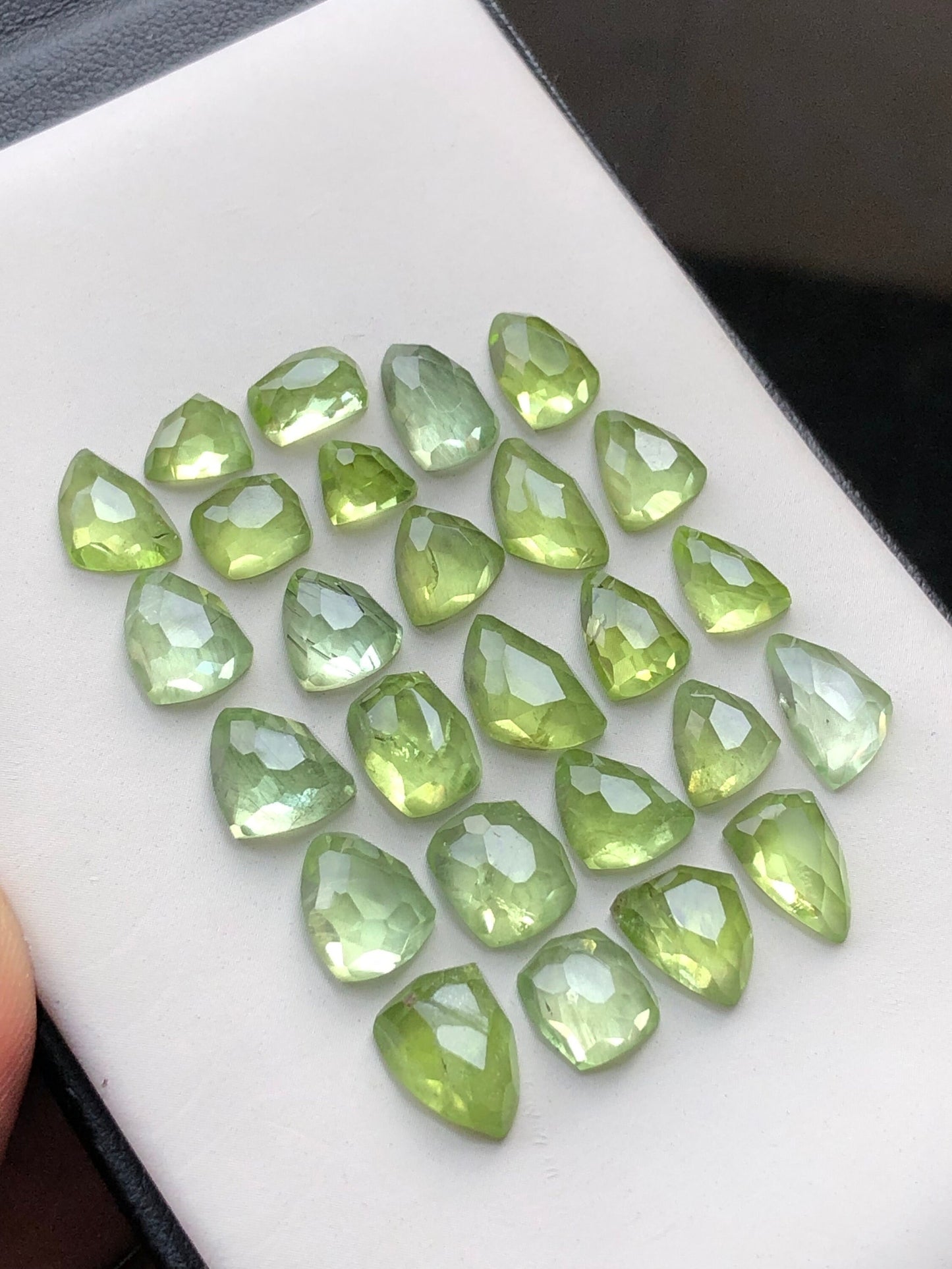 Peridot rose cuts 45 carats natural