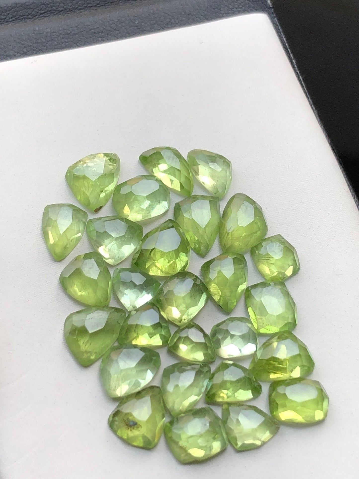 Peridot rose cuts 42 carats