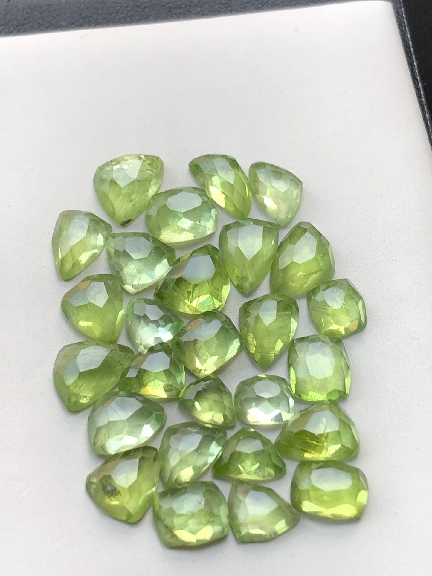 Peridot rose cuts 42 carats