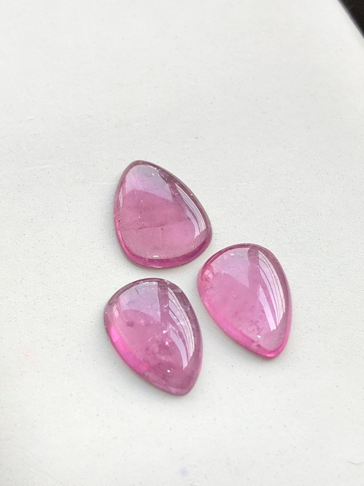 Purple tourmaline pair set 7.70 carats