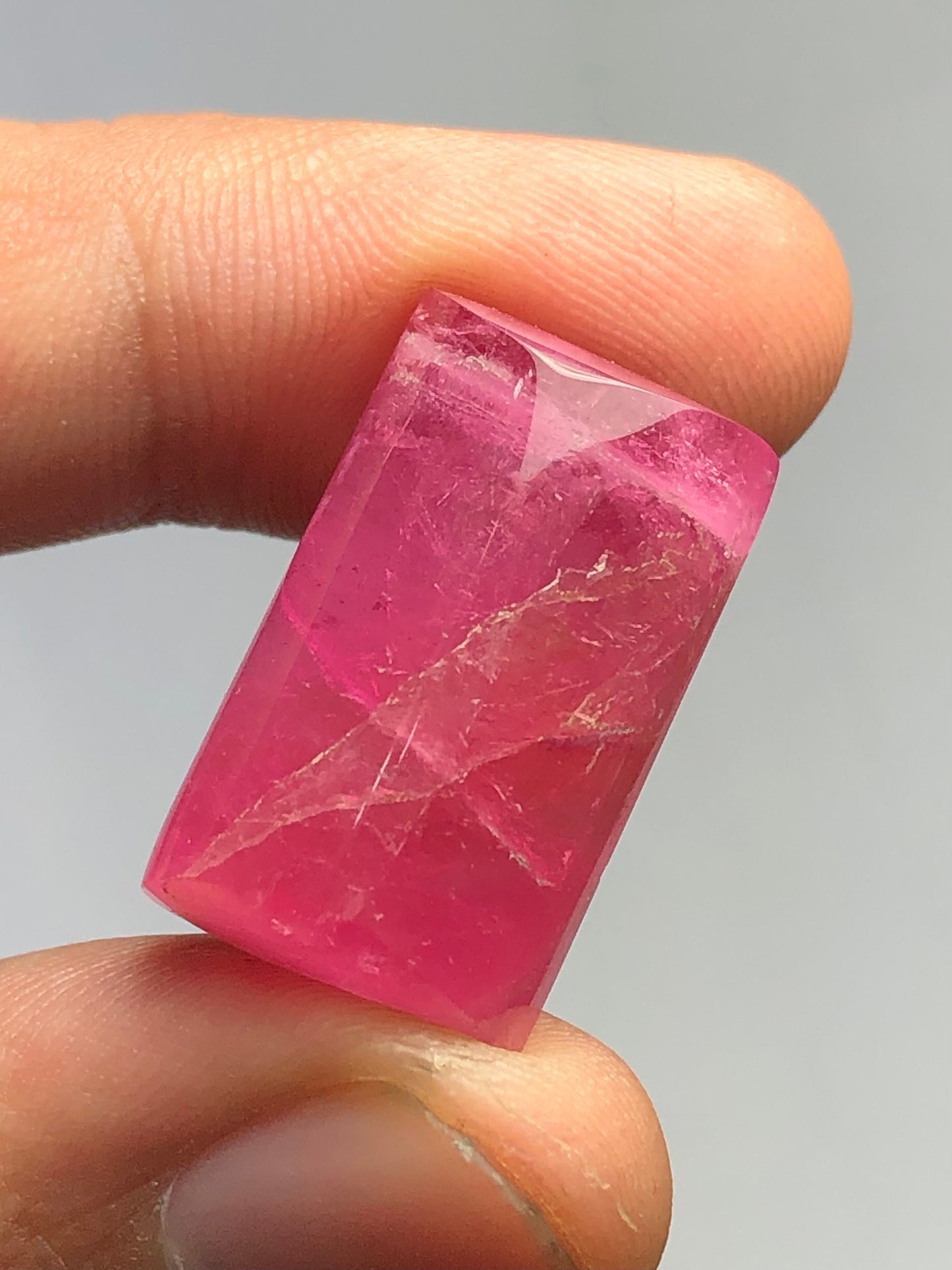 Pink tourmaline cabochon 33 carat