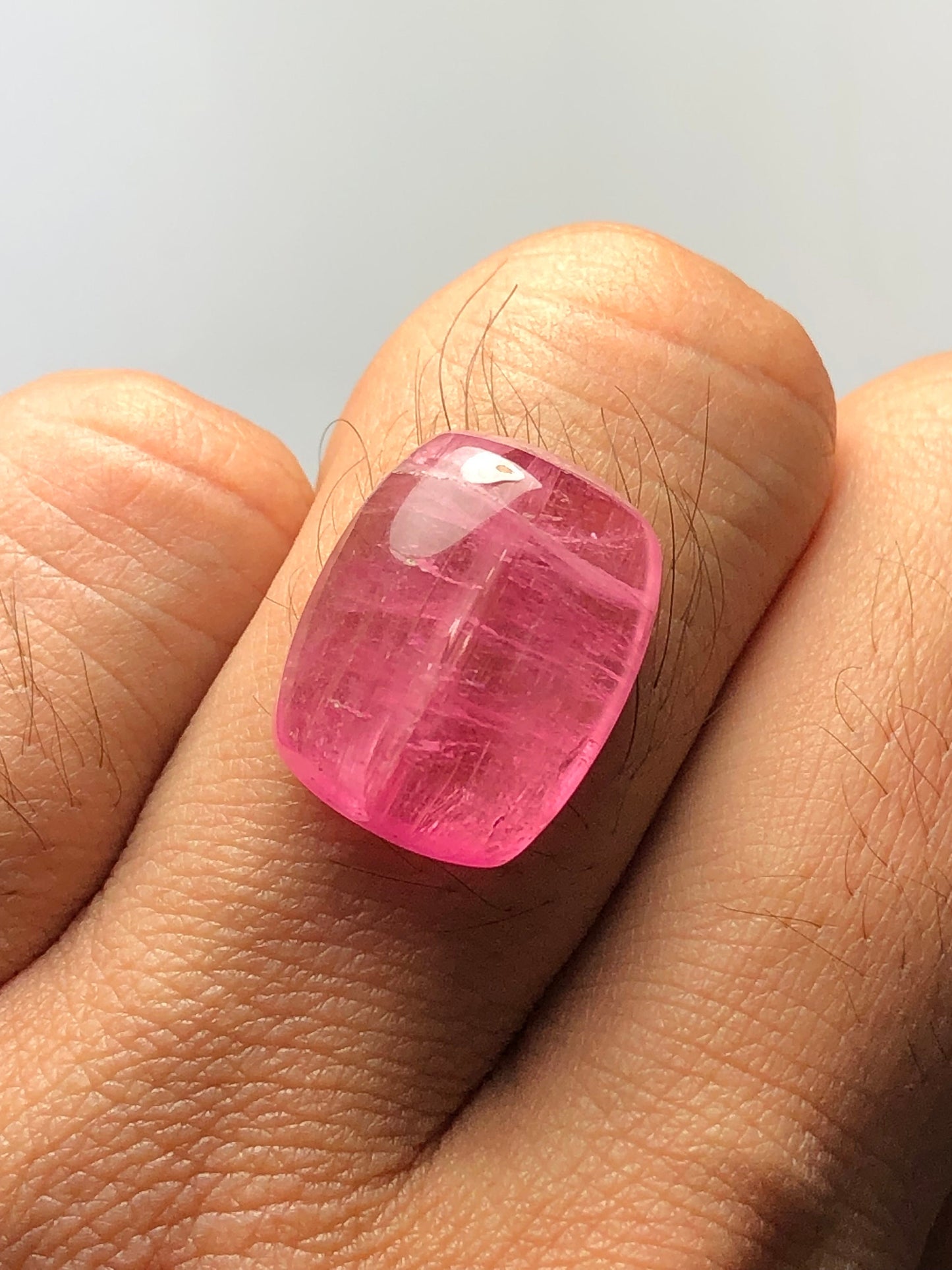 Pink tourmaline cabochon 15.20 carat