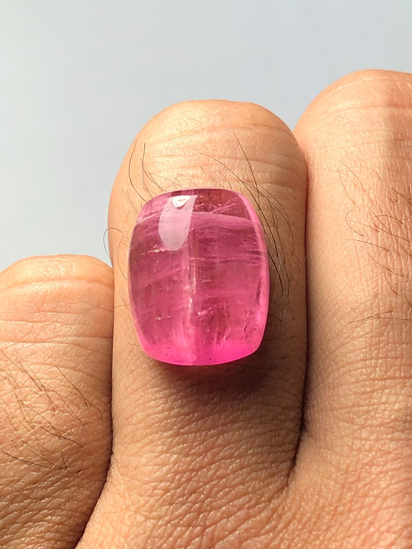 Pink tourmaline cabochon 15.20 carat