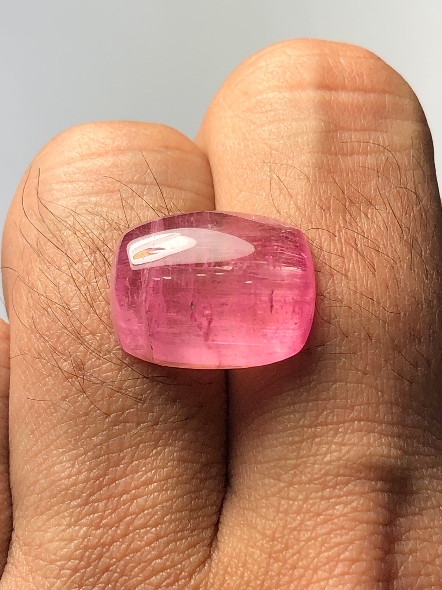 Pink tourmaline cabochon 15.20 carat