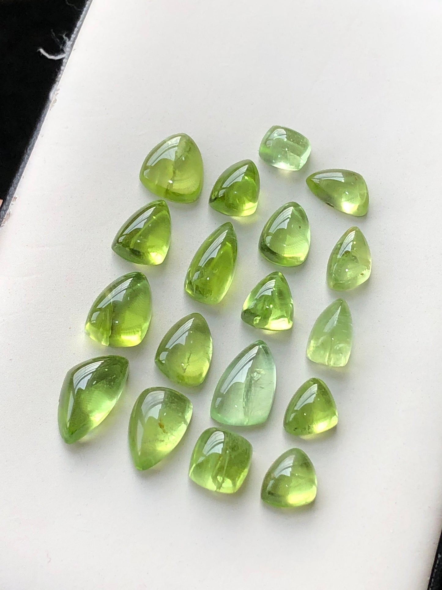 Natural peridot cabochons 36 carats