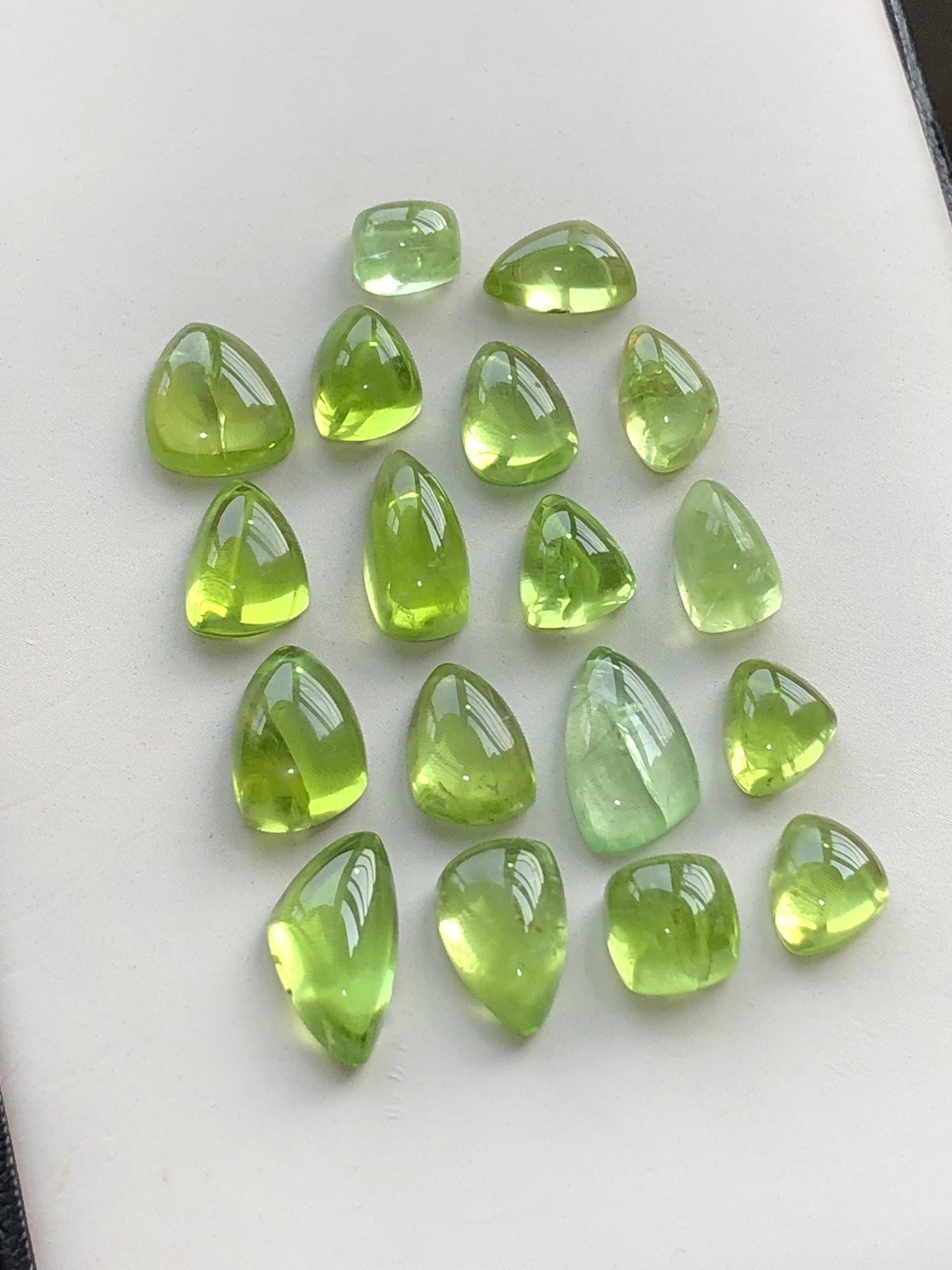 Natural peridot cabochons 36 carats