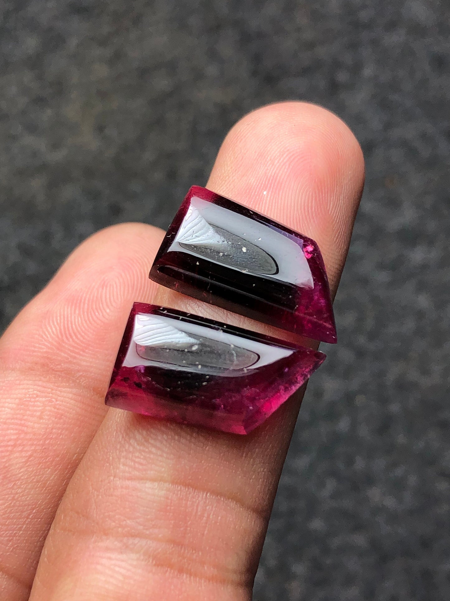 Natural tourmaline pair 26 carat