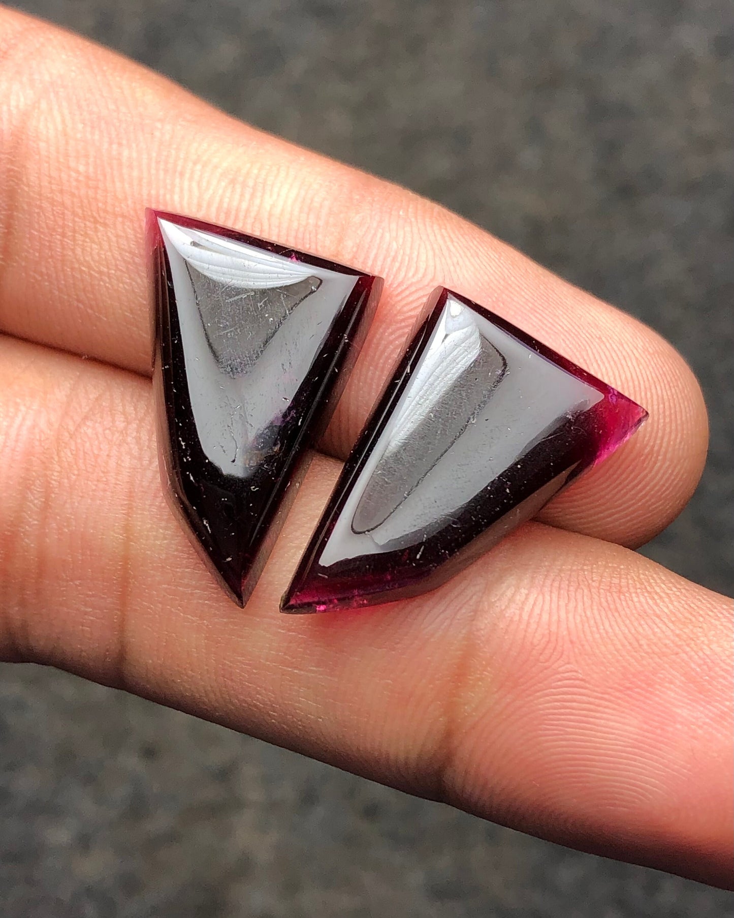 Natural tourmaline pair 23.50