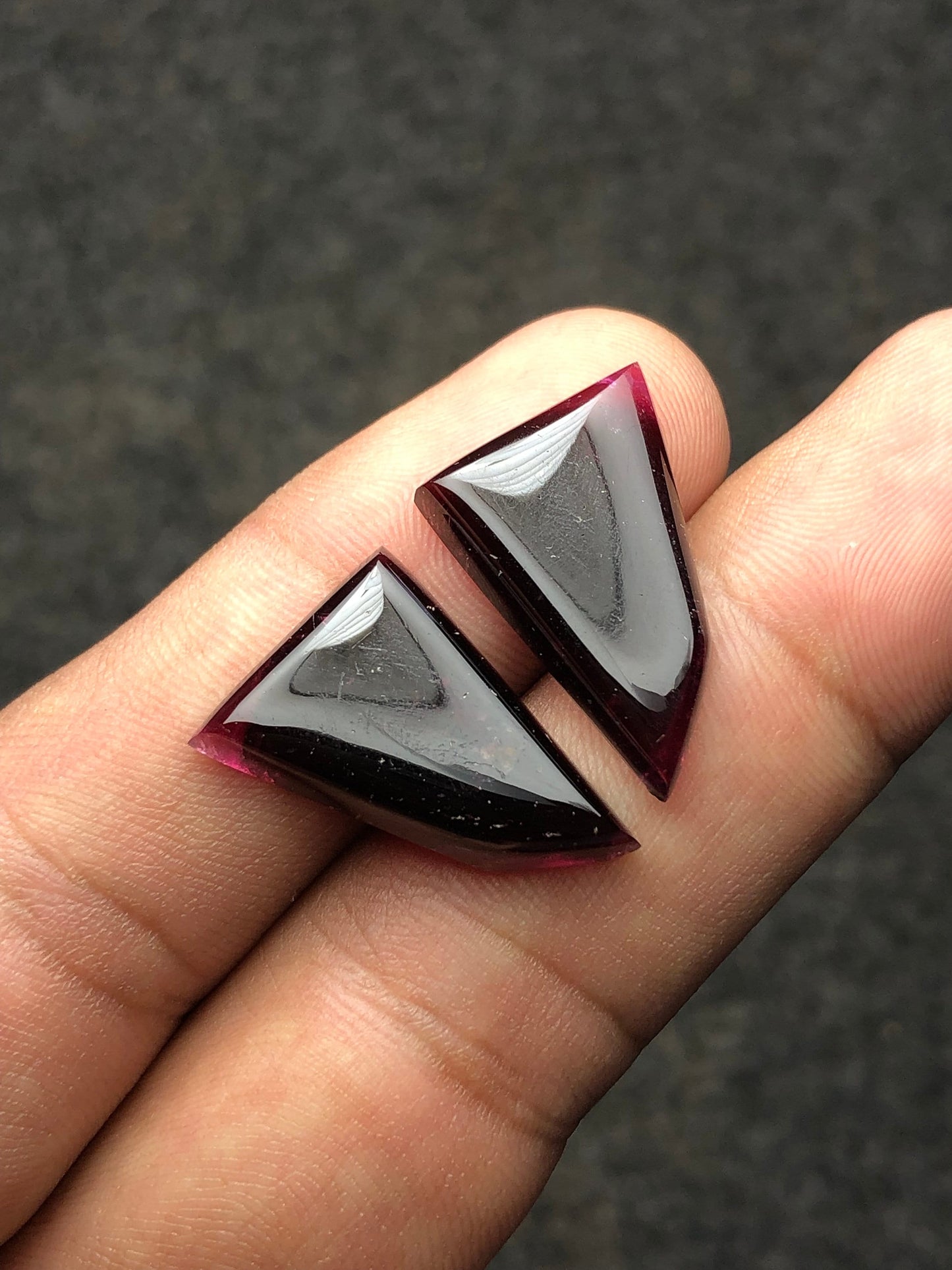 Natural tourmaline pair 23.50