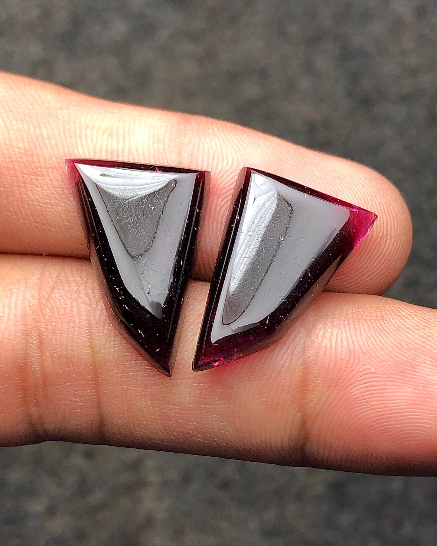 Natural tourmaline pair 23.50