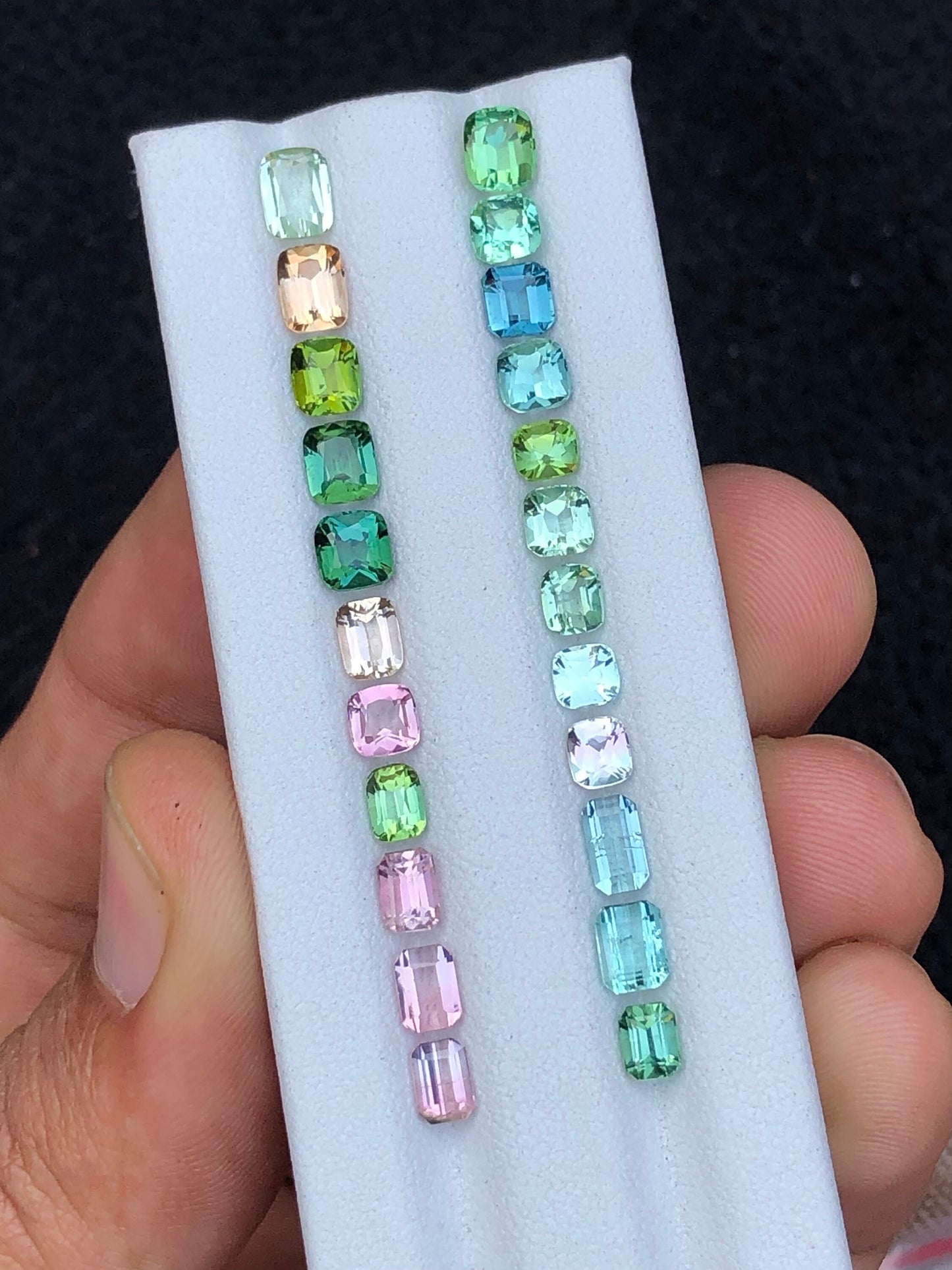 Natural faceted tourmaline 13.20 carats