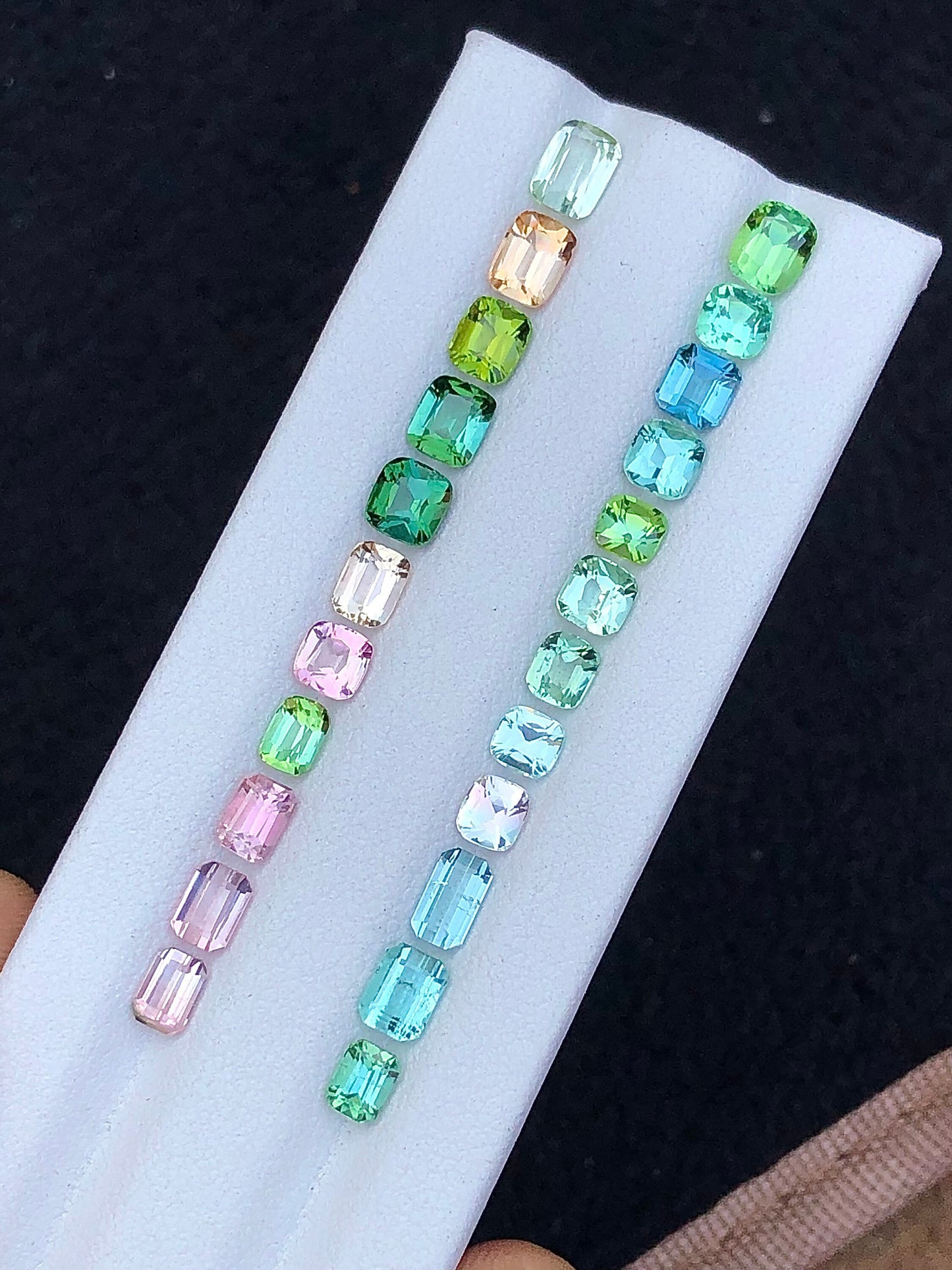 Natural faceted tourmaline 13.20 carats