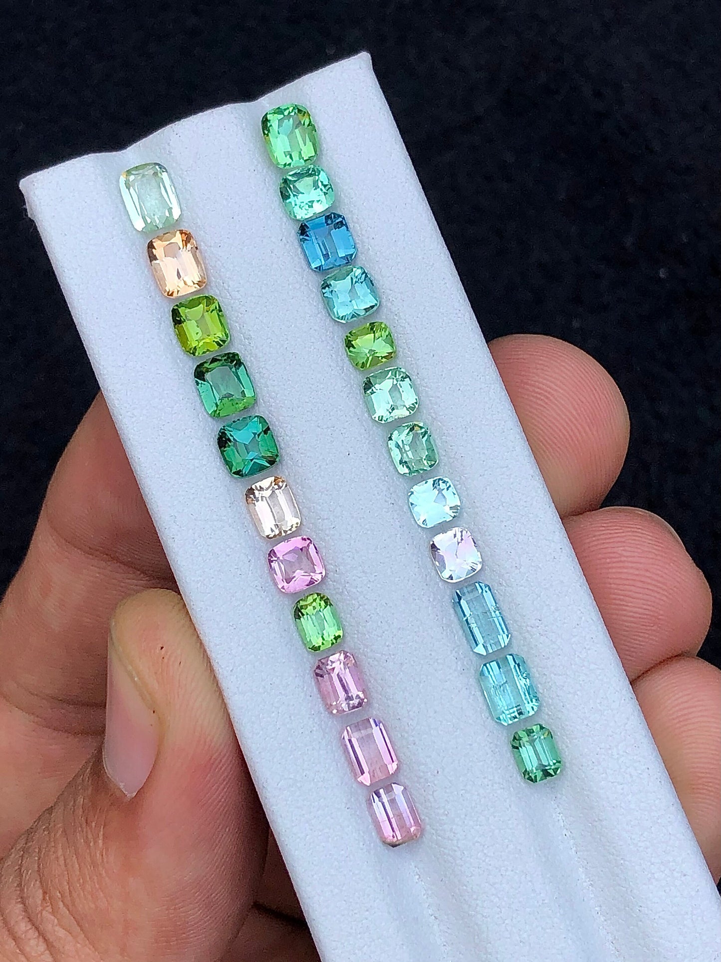 Natural faceted tourmaline 13.20 carats